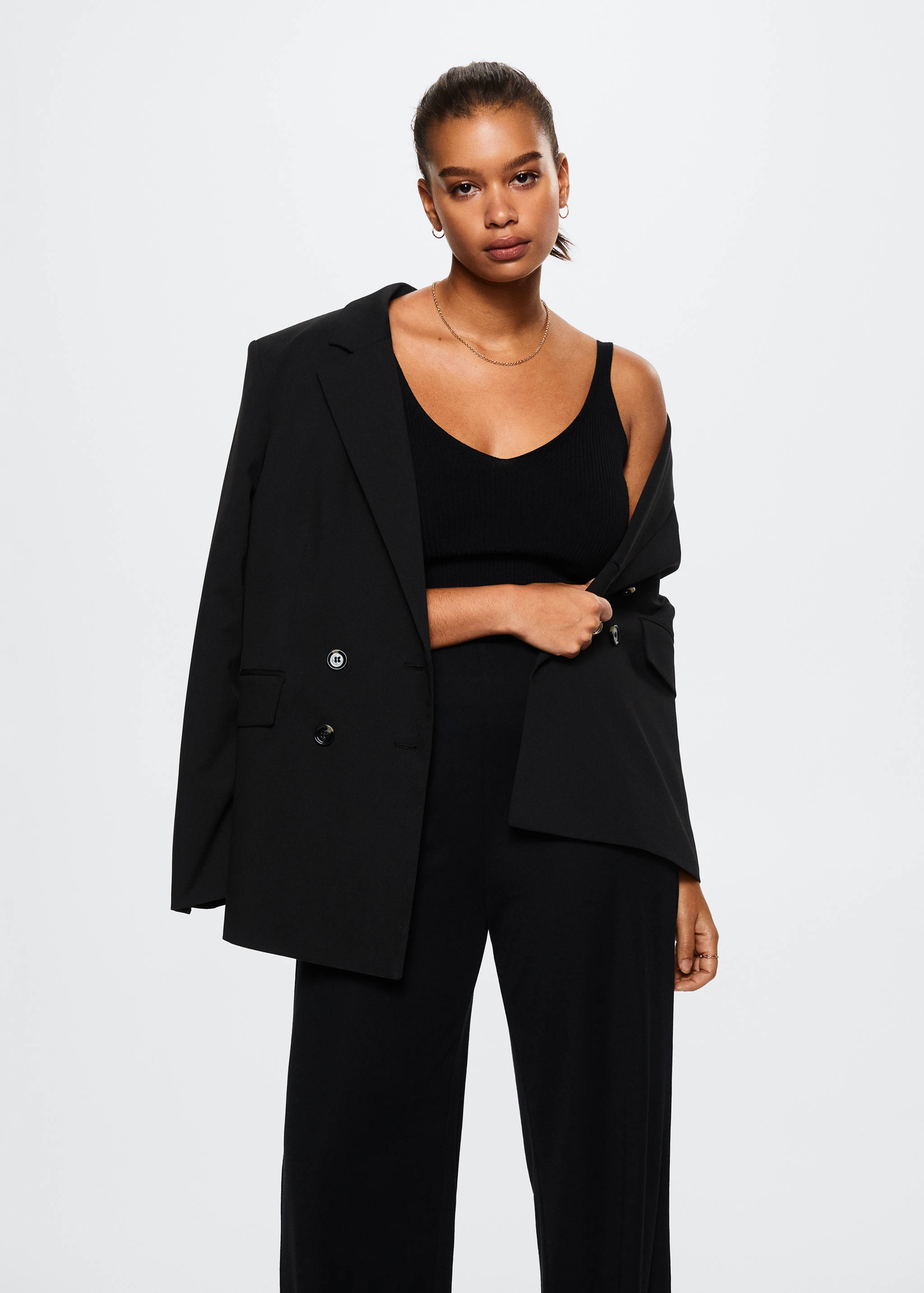 Pantalón palazzo fluido - Detalle del artículo 4