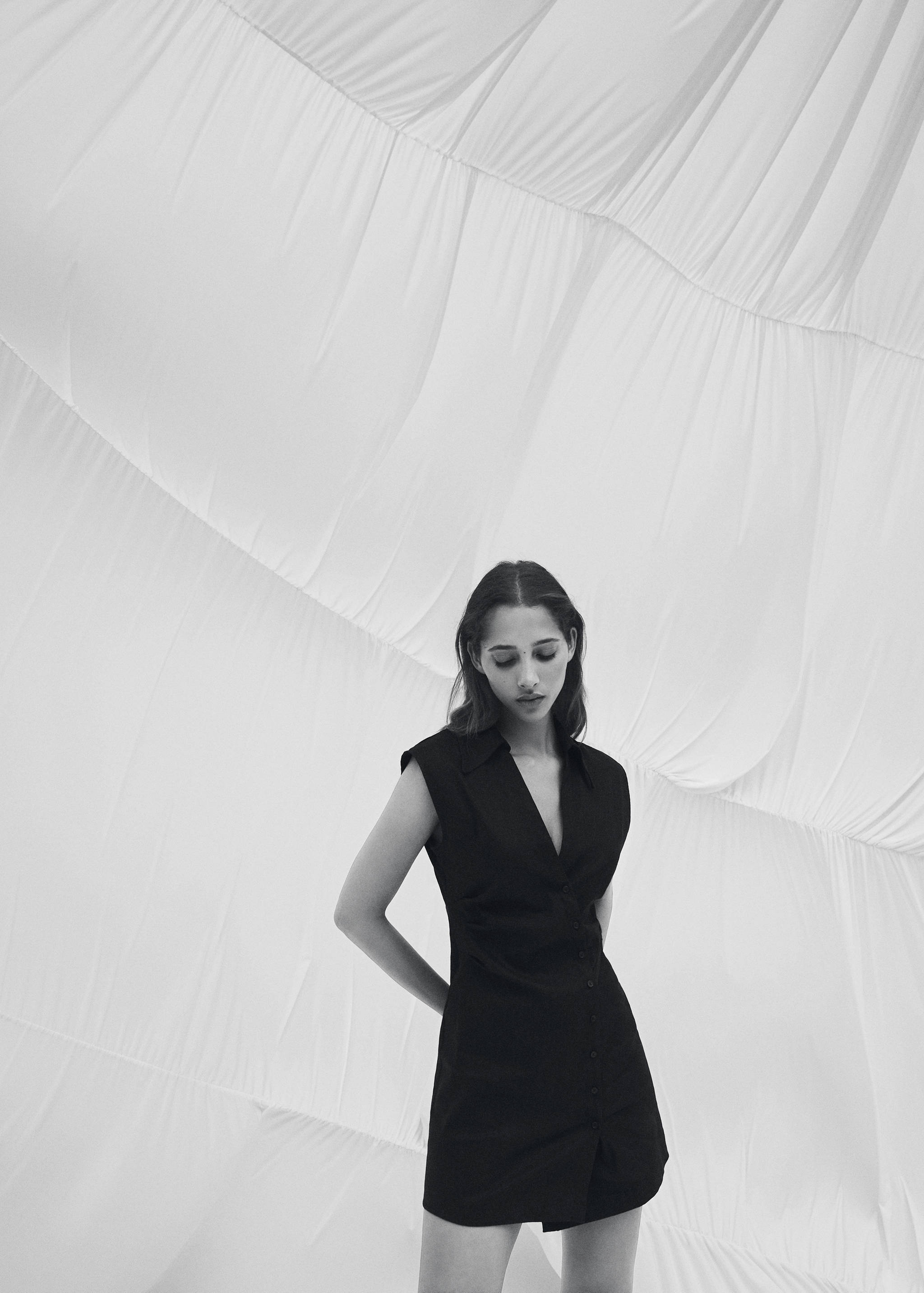 Vestit camiser barreja lli - Detall de l'article 3