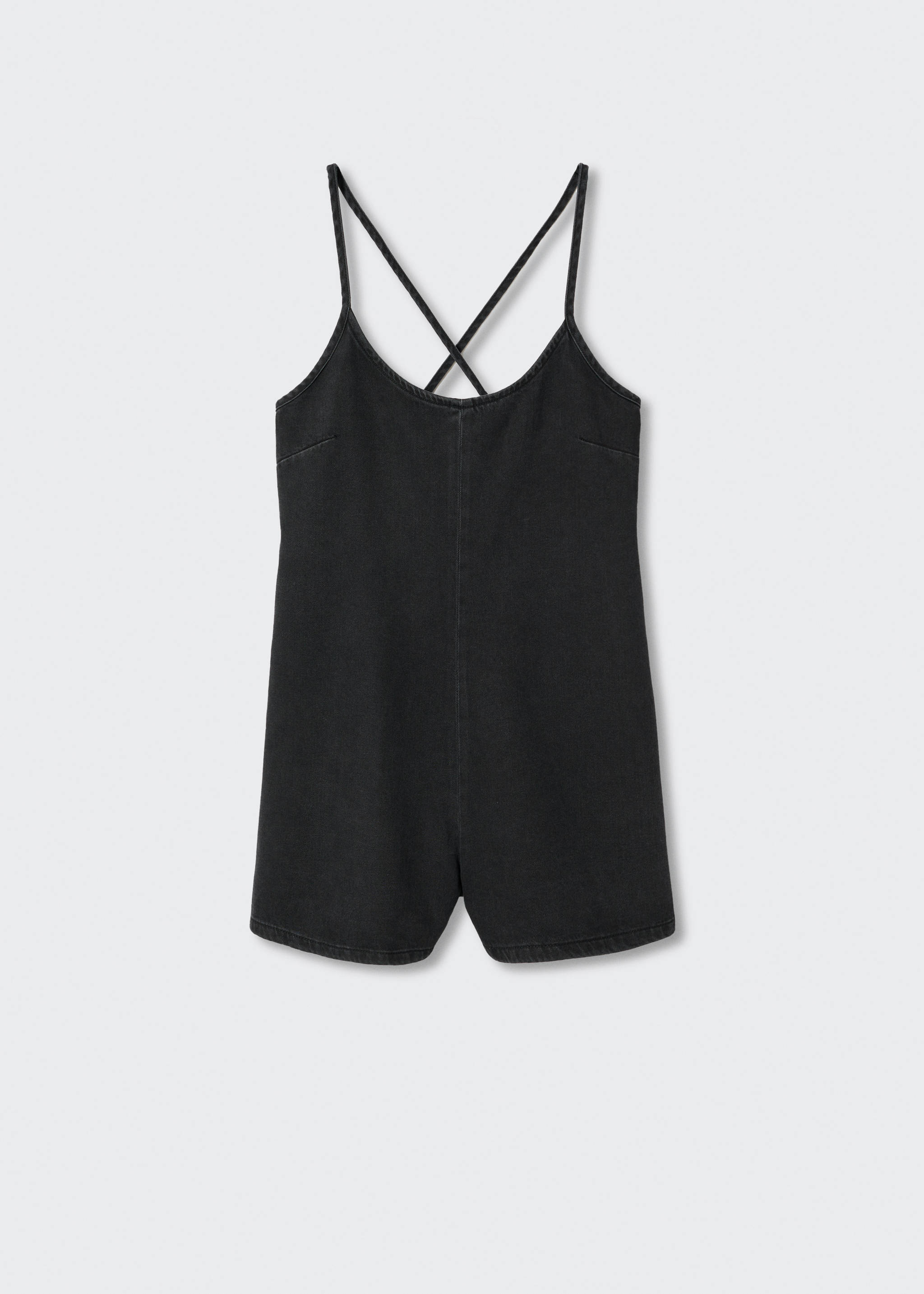 Denim cotton jumpsuit - Article without model