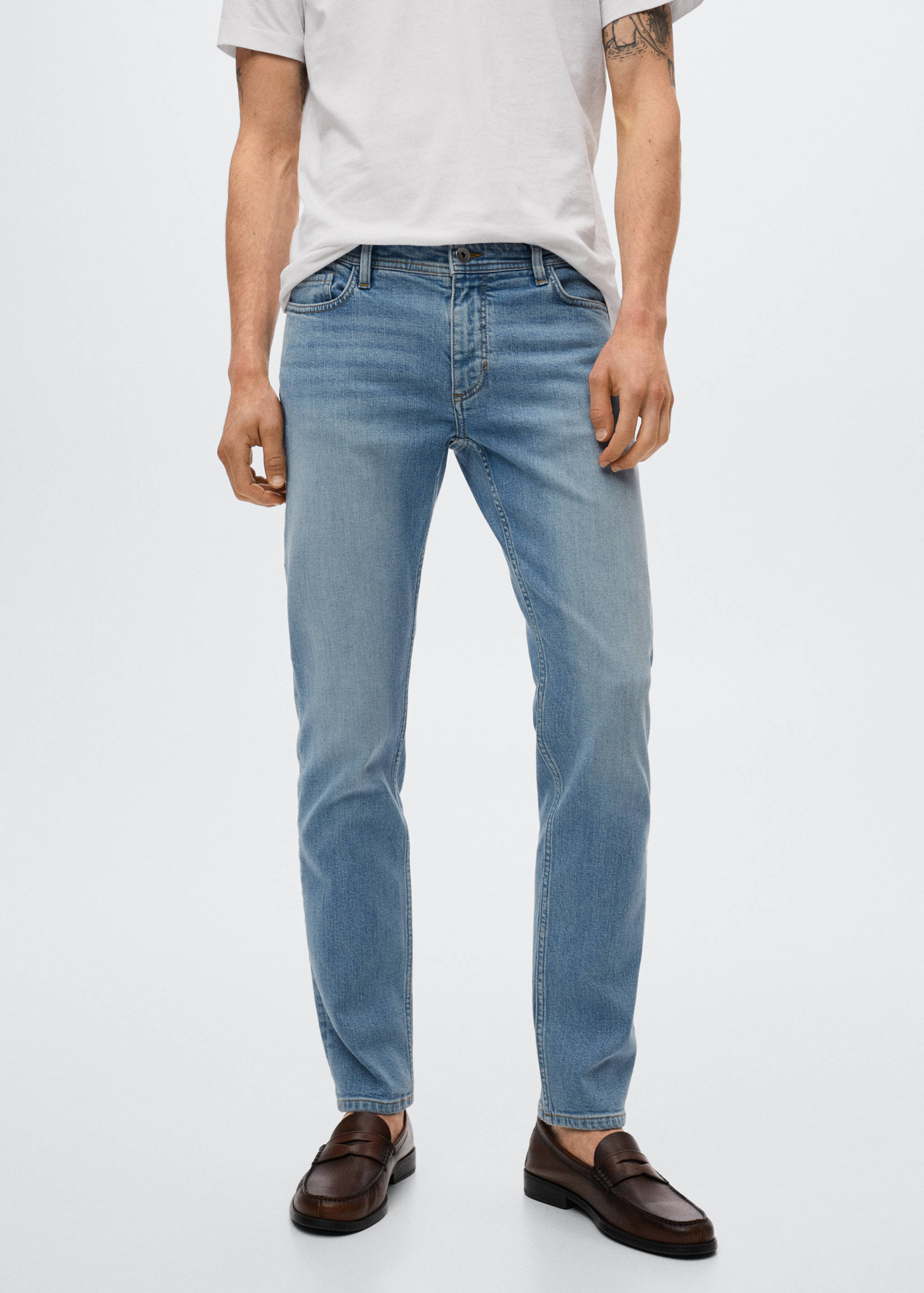 Jan slim-fit jeans - Medium plane