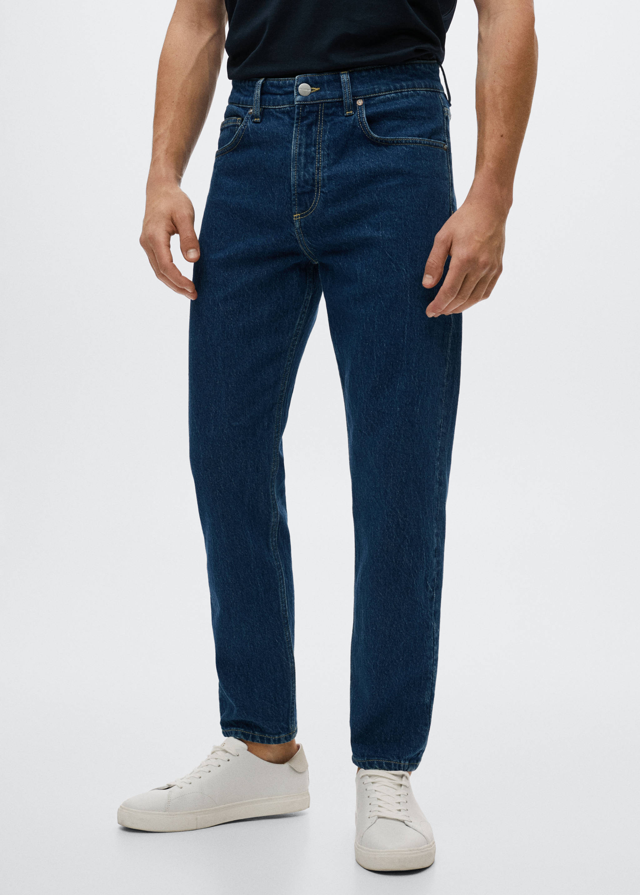 Tapered Jeans Ben in Cropped-Länge - Mittlere Ansicht