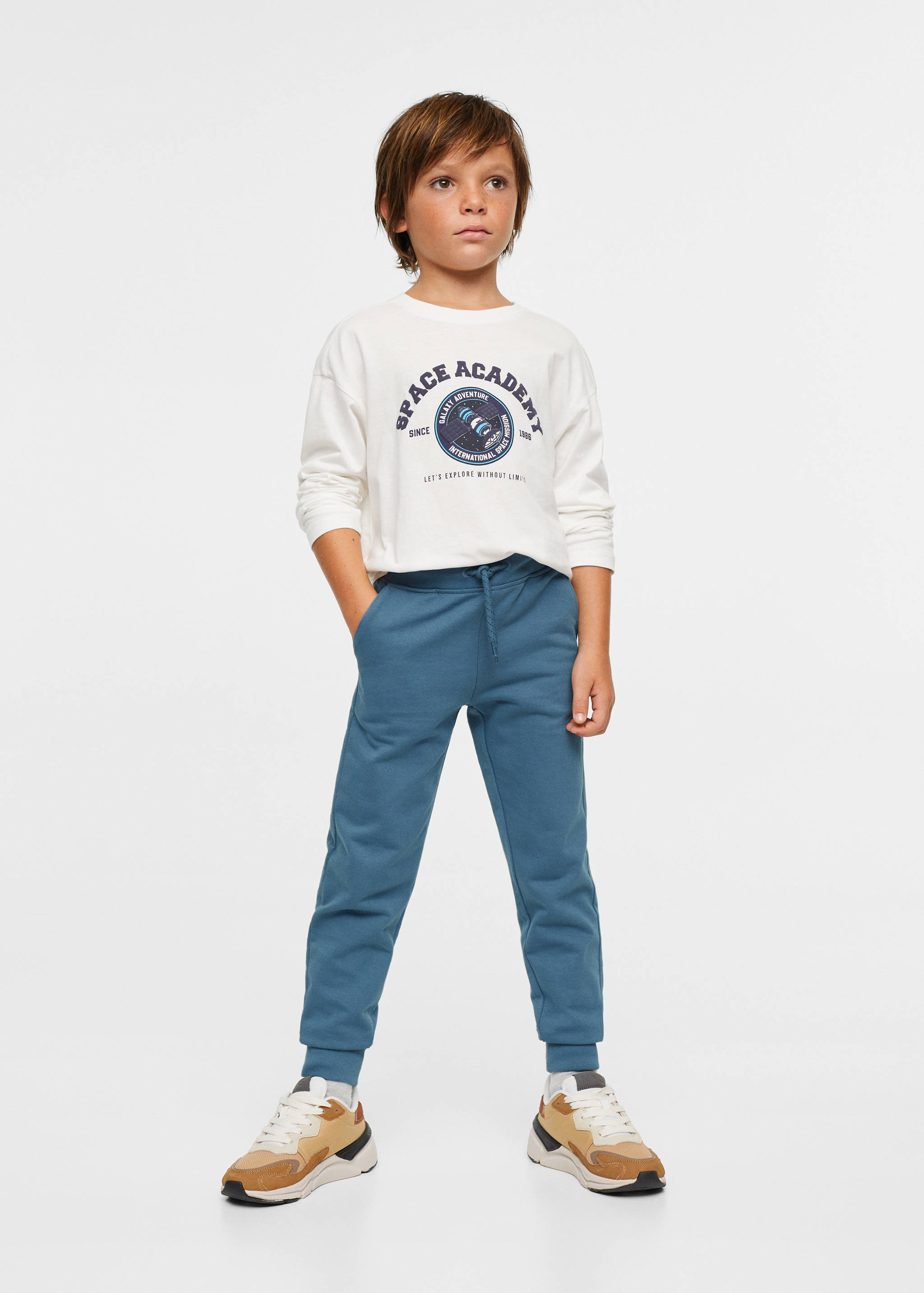 Jogger-Hose aus Baumwolle - Allgemeine Ansicht