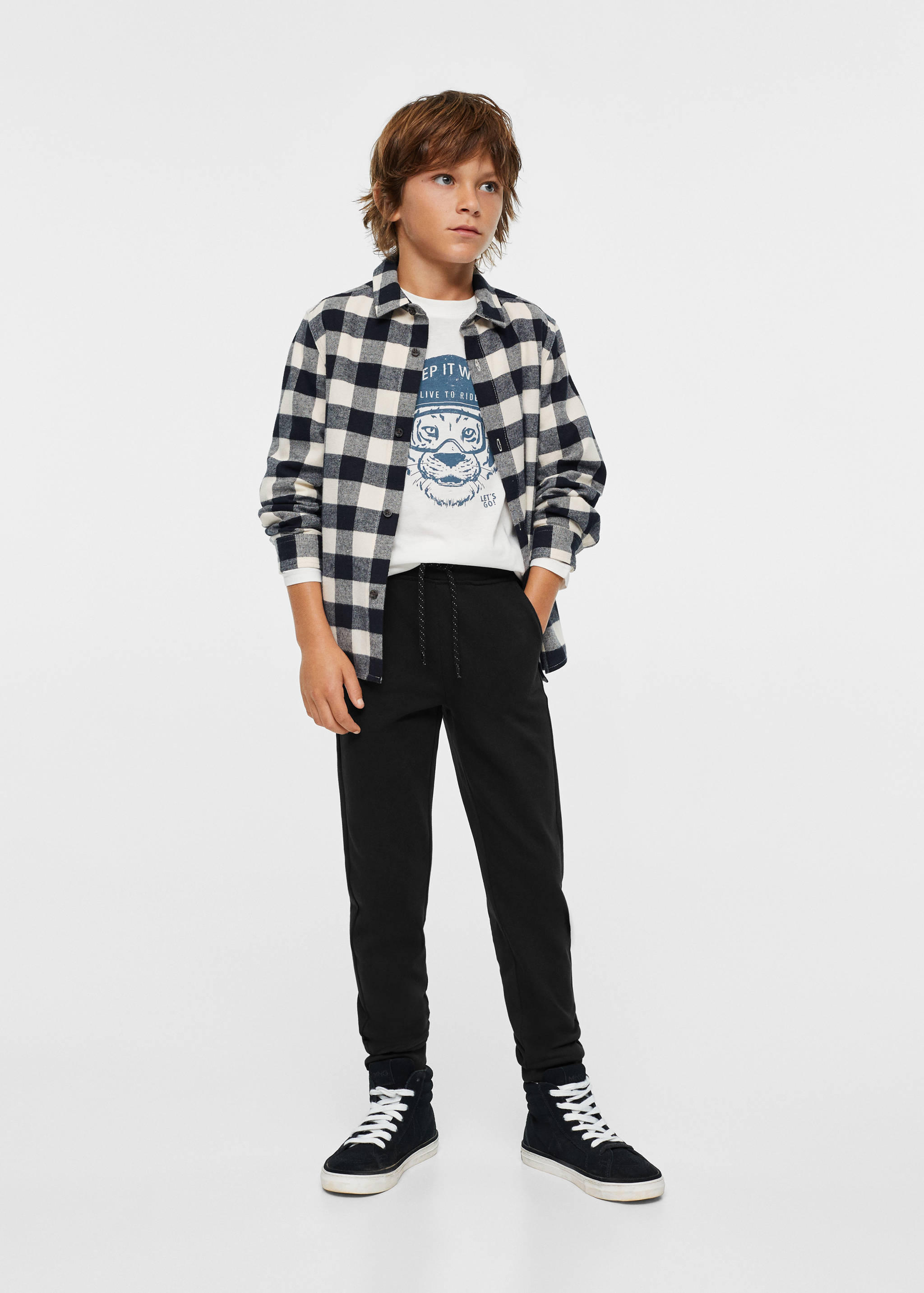 Jogger-Hose aus Baumwolle - Allgemeine Ansicht