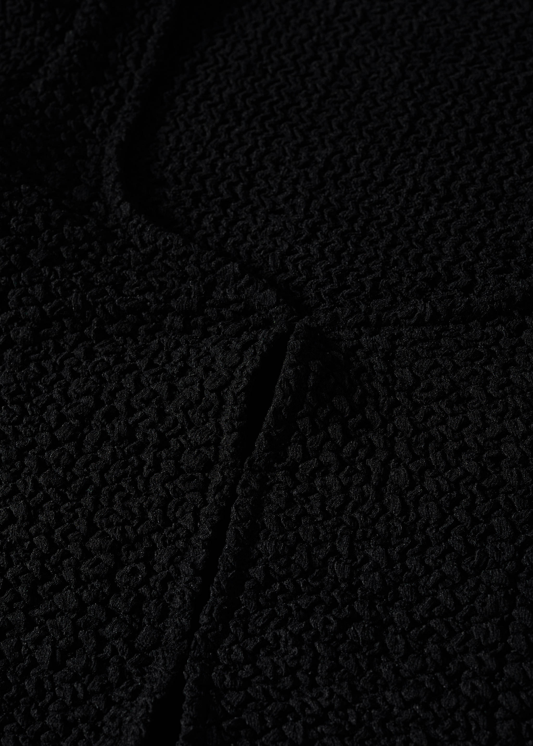 Textured knit top - Details of the article 8