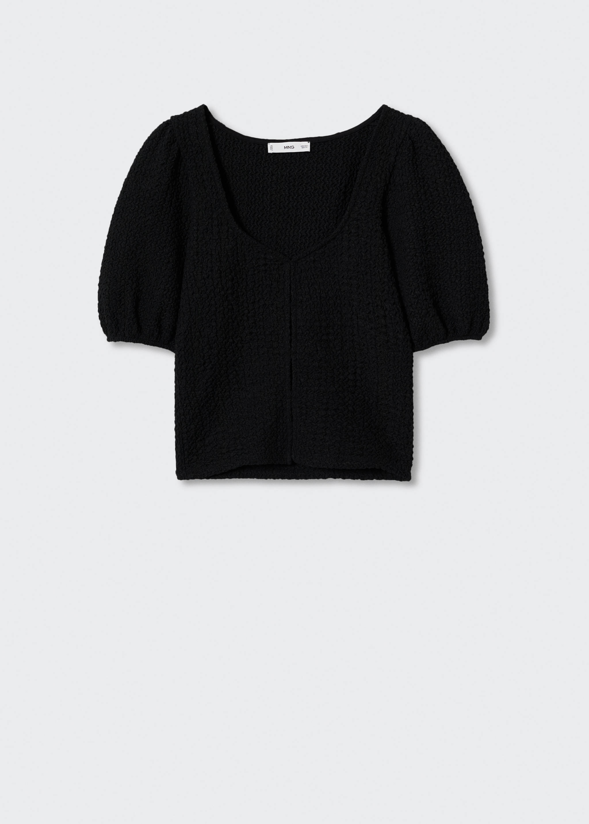 Textured knit top - Article without model