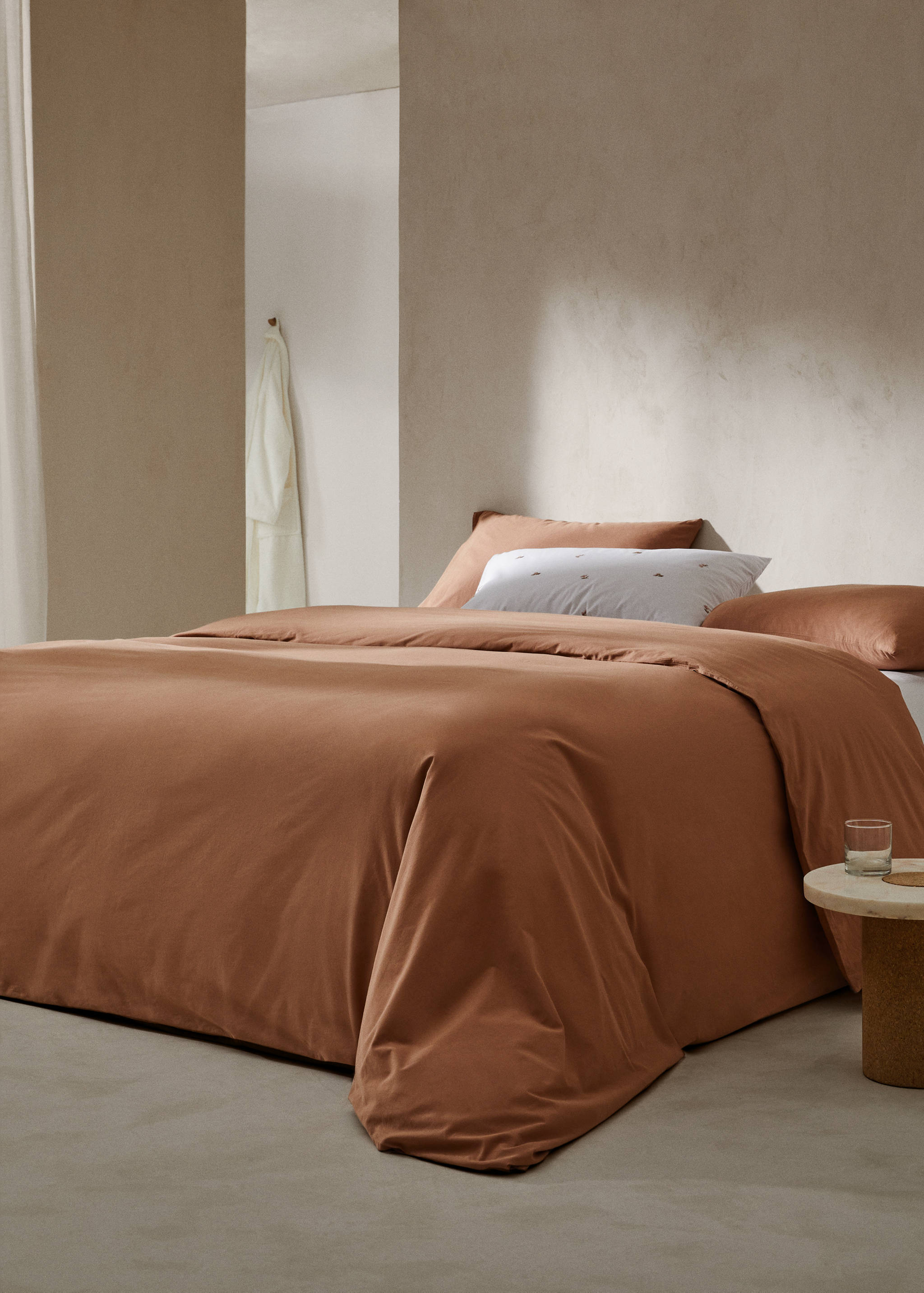 Housse de couette coton lavé lit 135/140 cm - Plan général