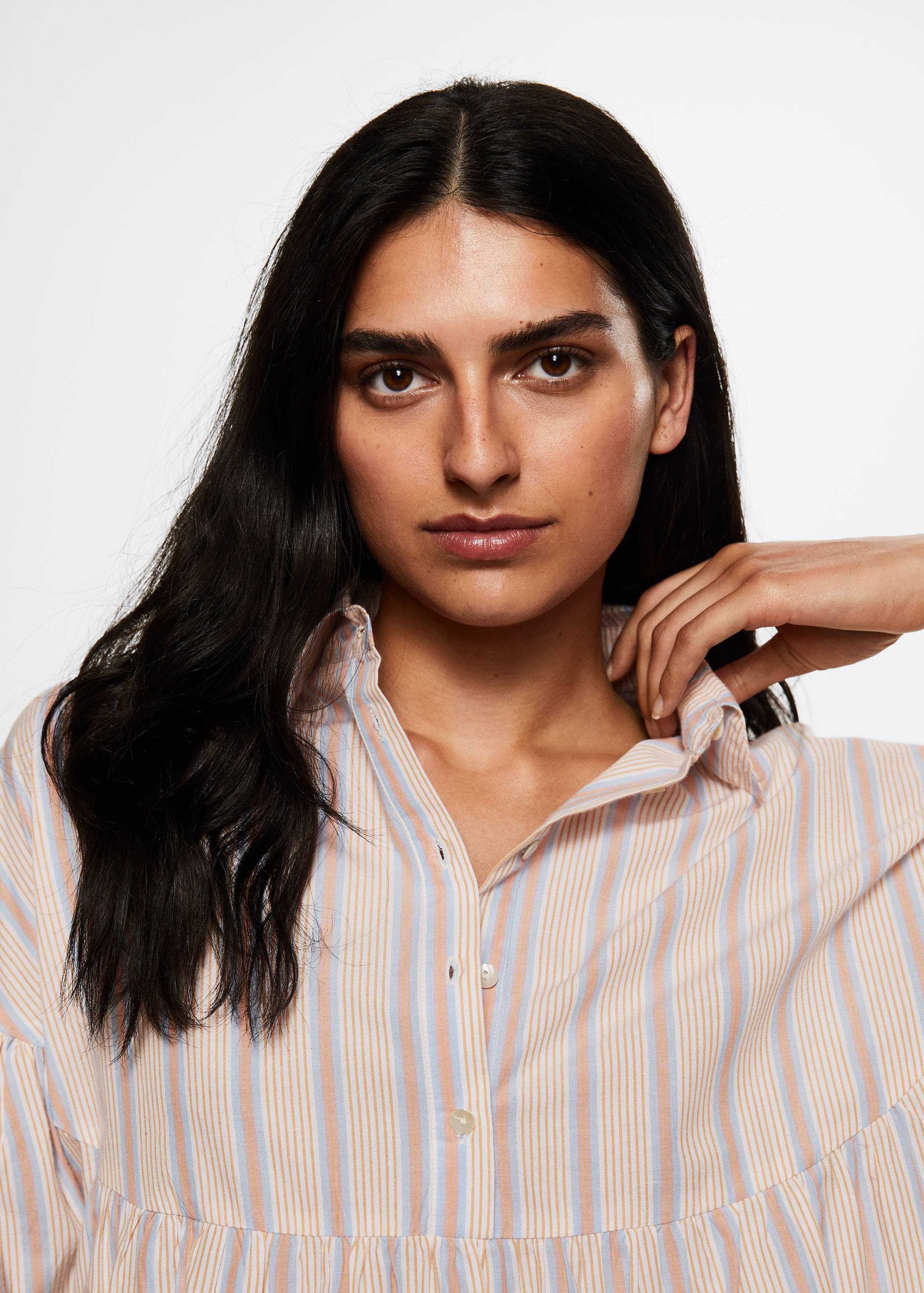 Gestreiftes Baumwollkleid - Detail des Artikels 2