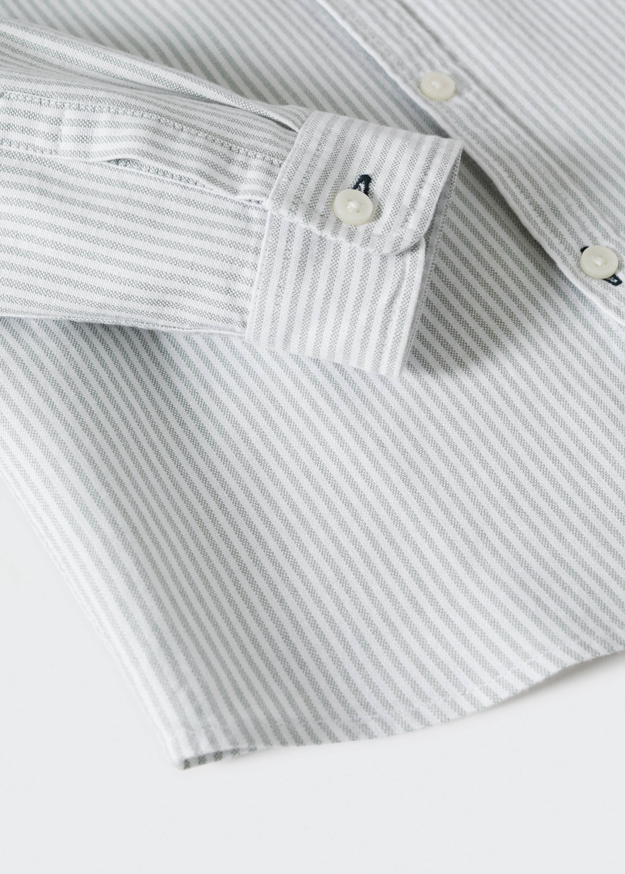 Camisa vestir cotó ratlles - Detall de l'article 8