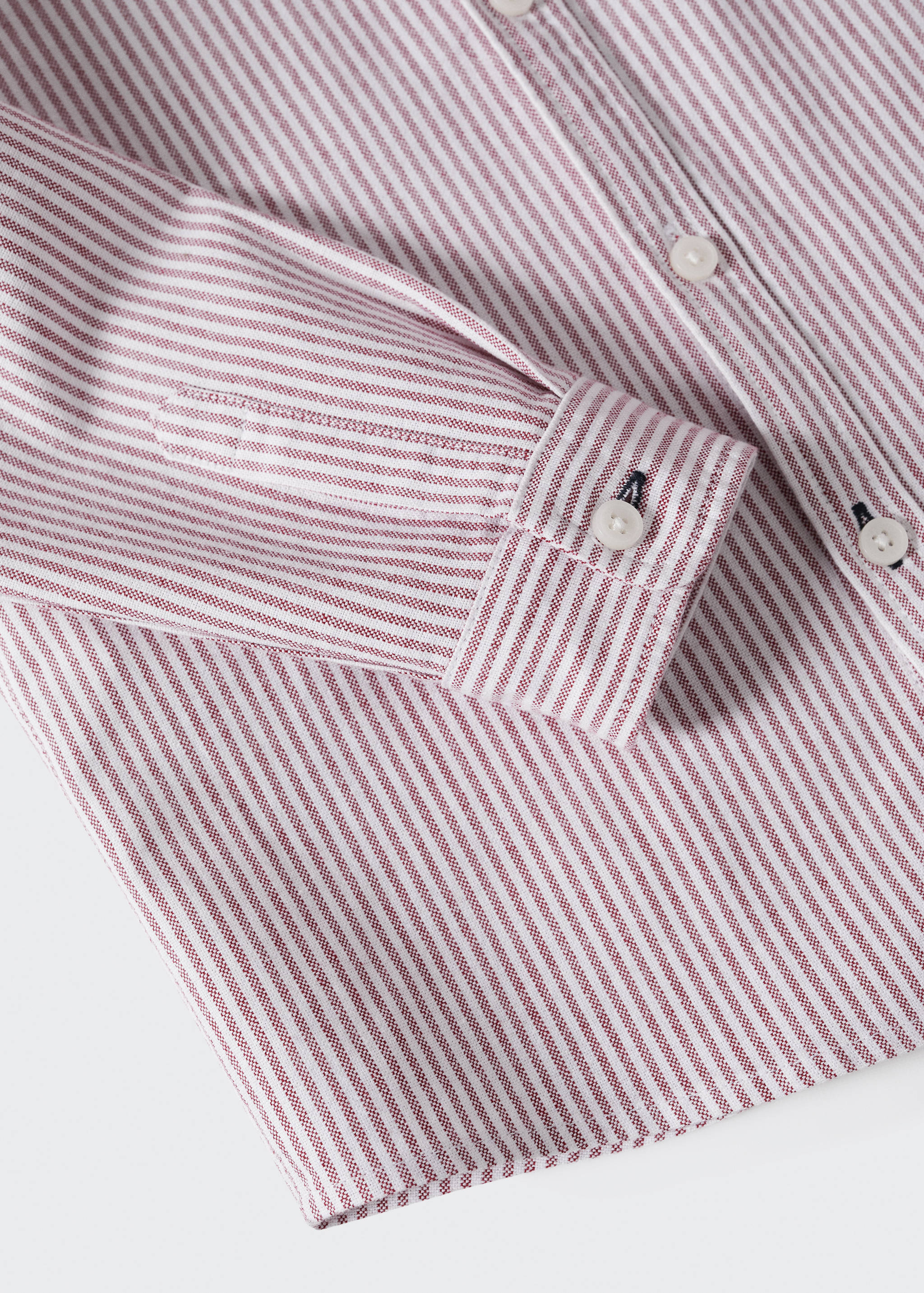 Camisa vestir cotó ratlles - Detall de l'article 8