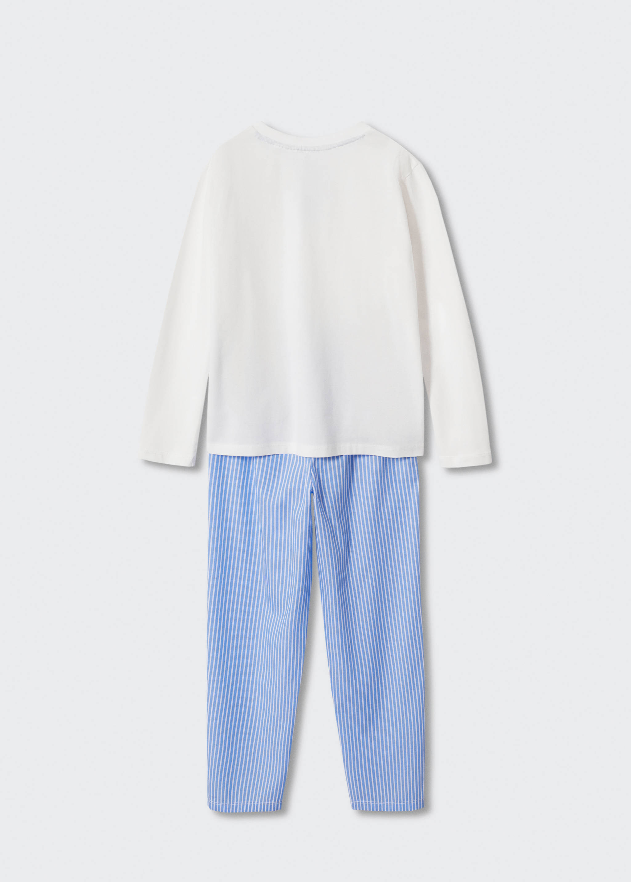 Cotton long pyjamas - Reverse of the article