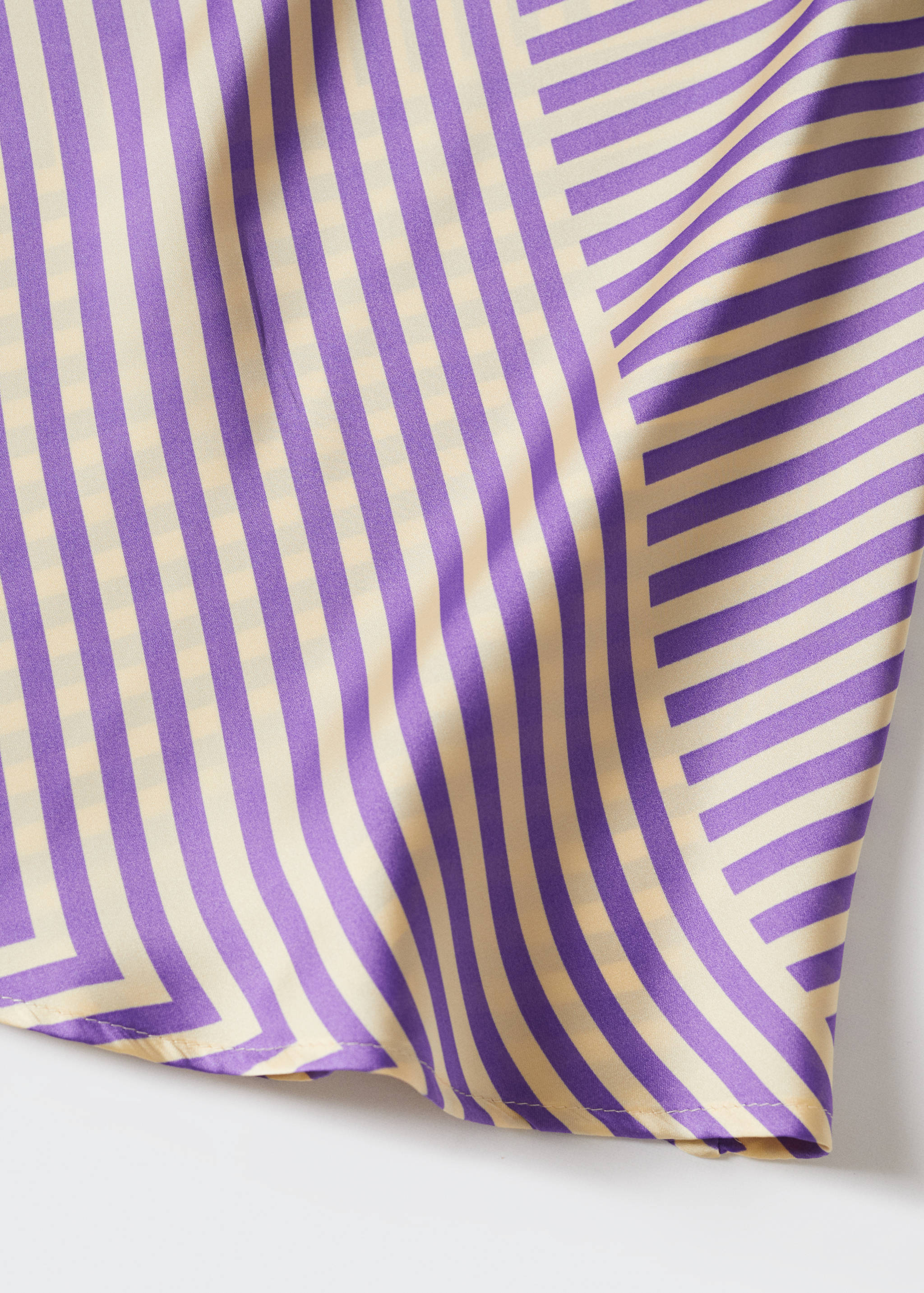 Printed satin skirt  - Details of the article 8