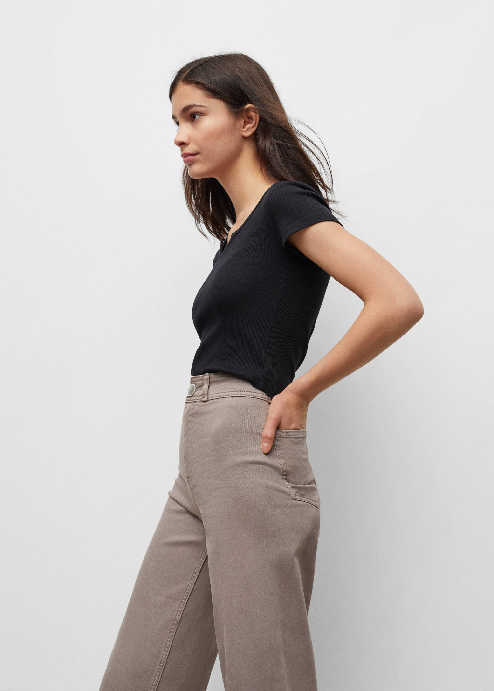 Jeans culotte high waist - Details of the article 2