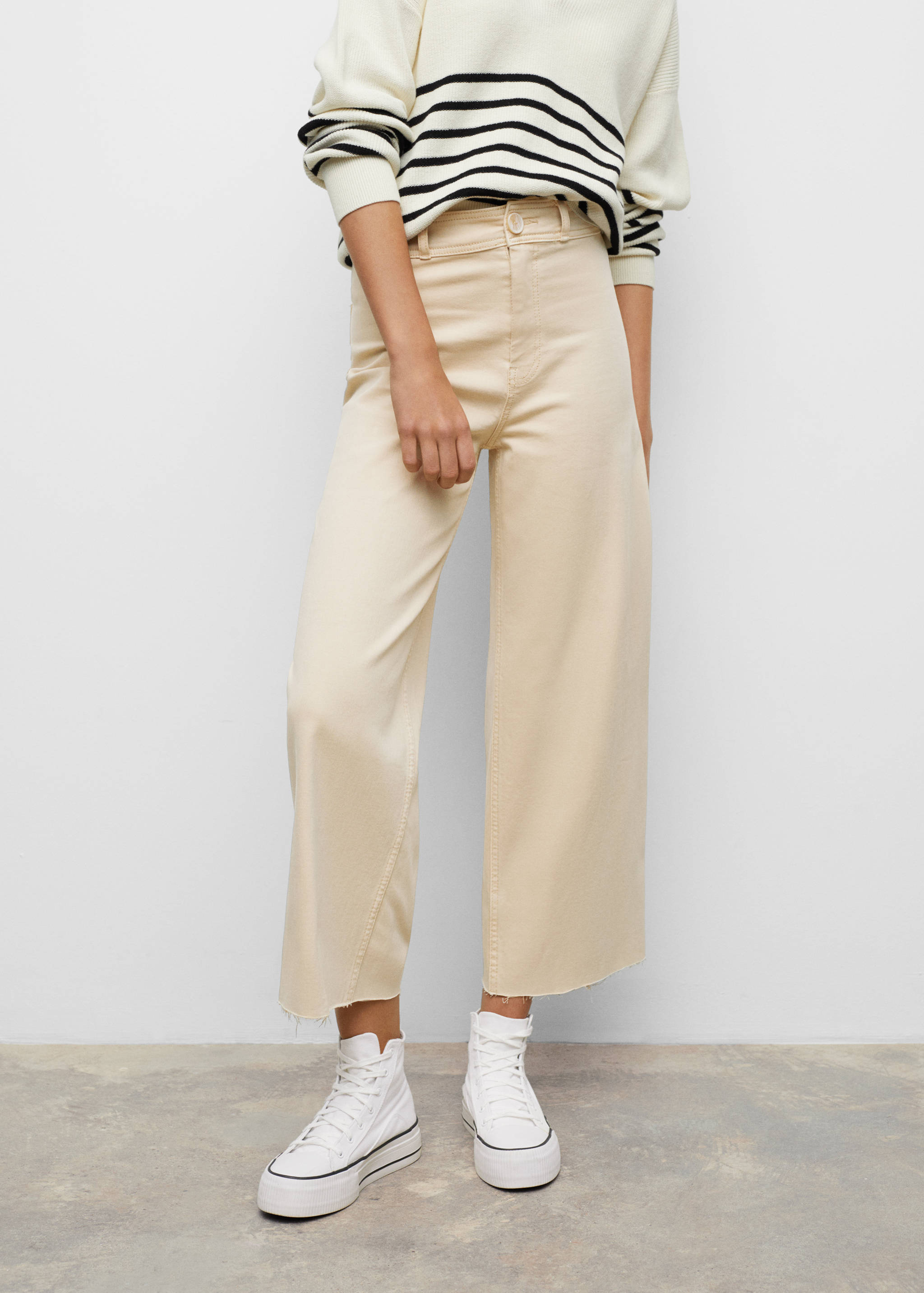 Jeans culotte high waist - Details of the article 1