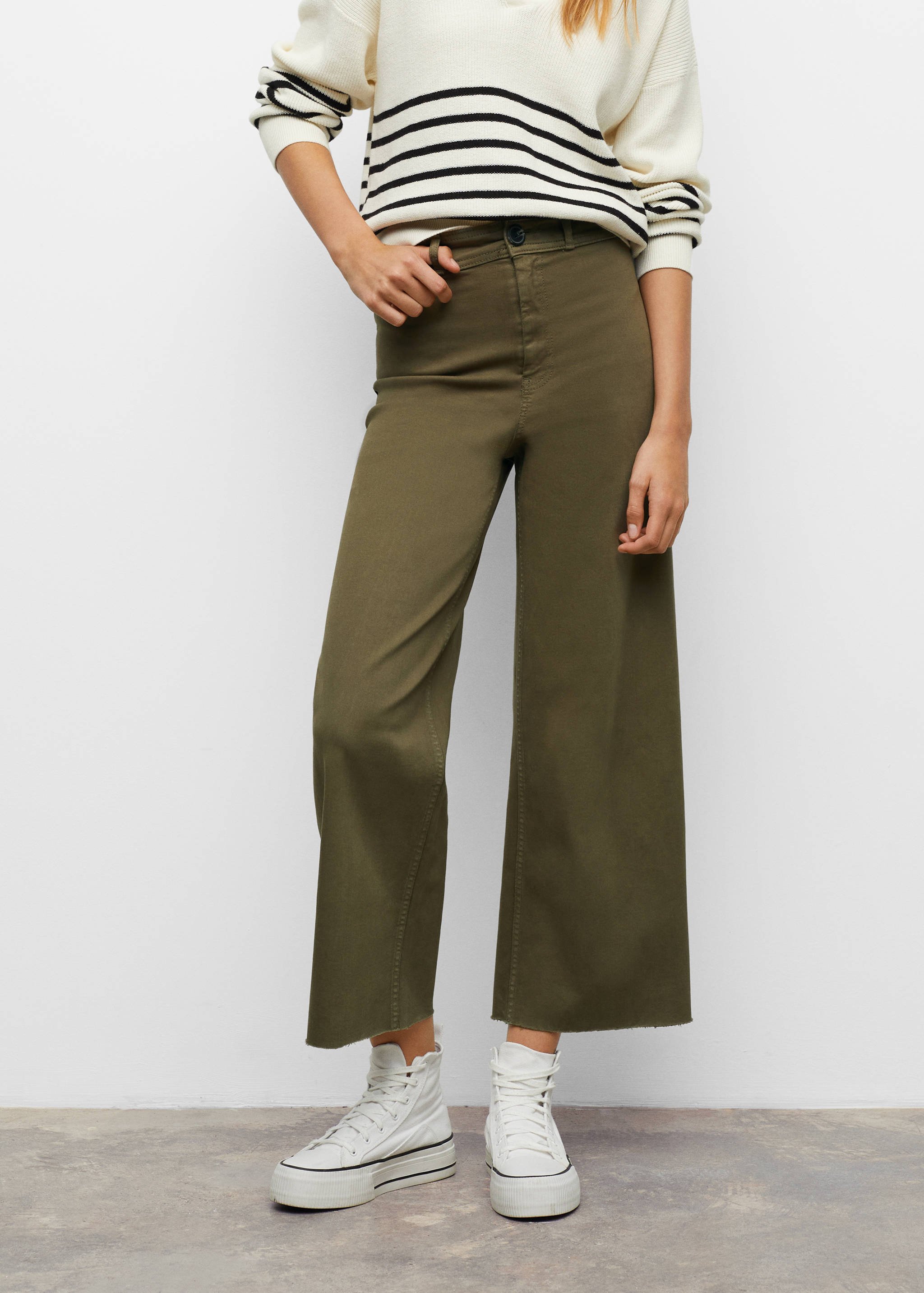 Jeans culotte high waist - Details of the article 1