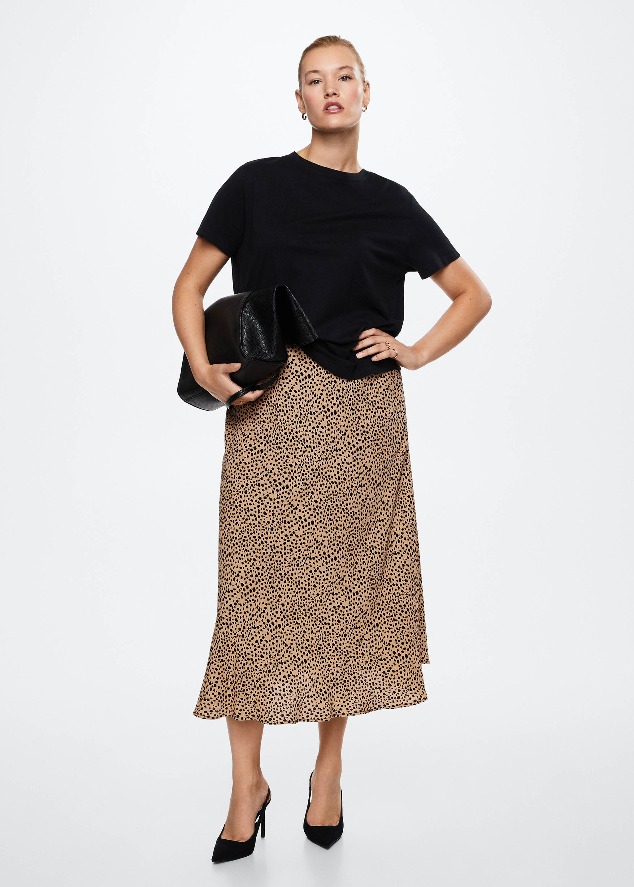 Printed midi skirt - Details of the article 6