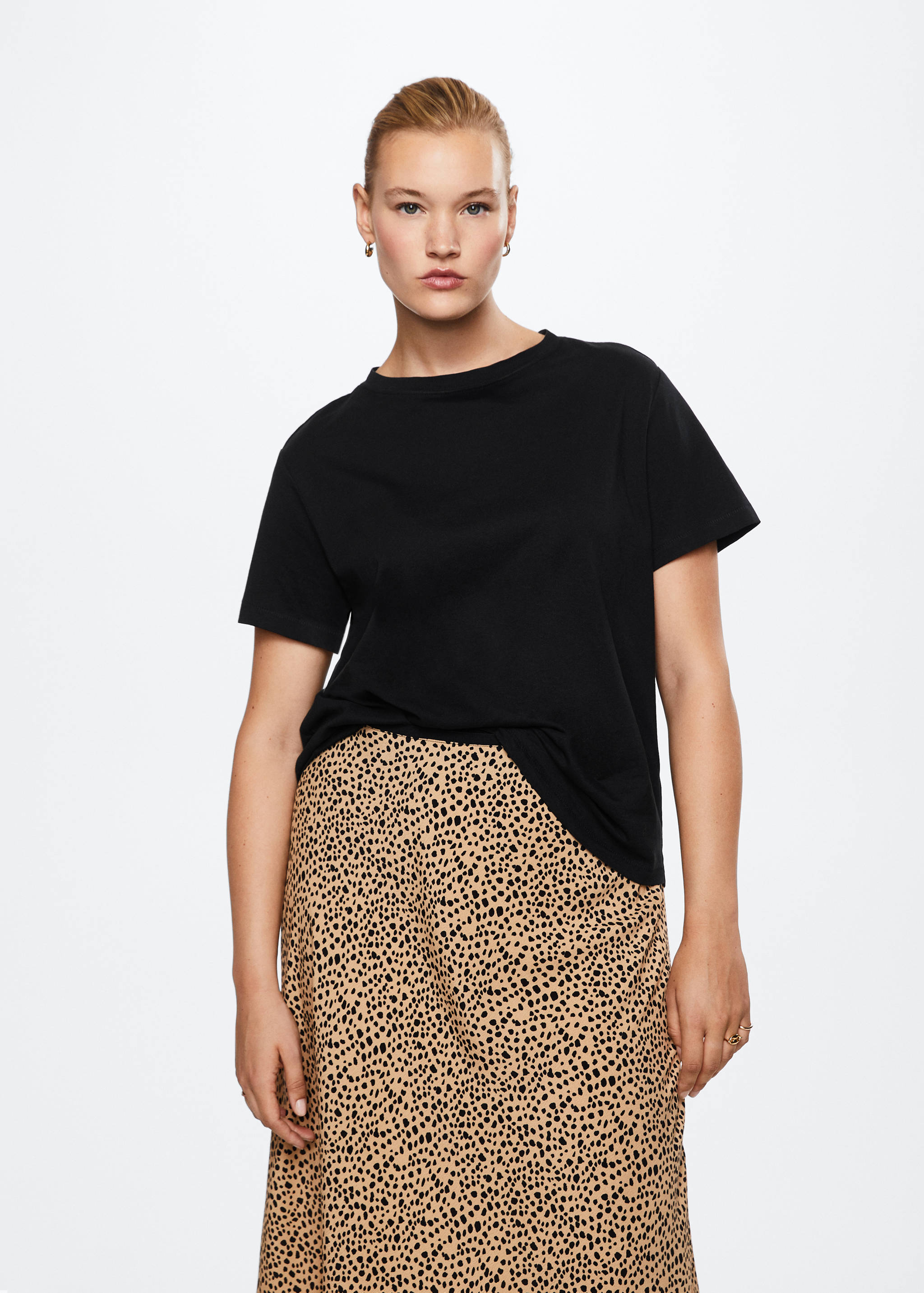 Printed midi skirt - Details of the article 5
