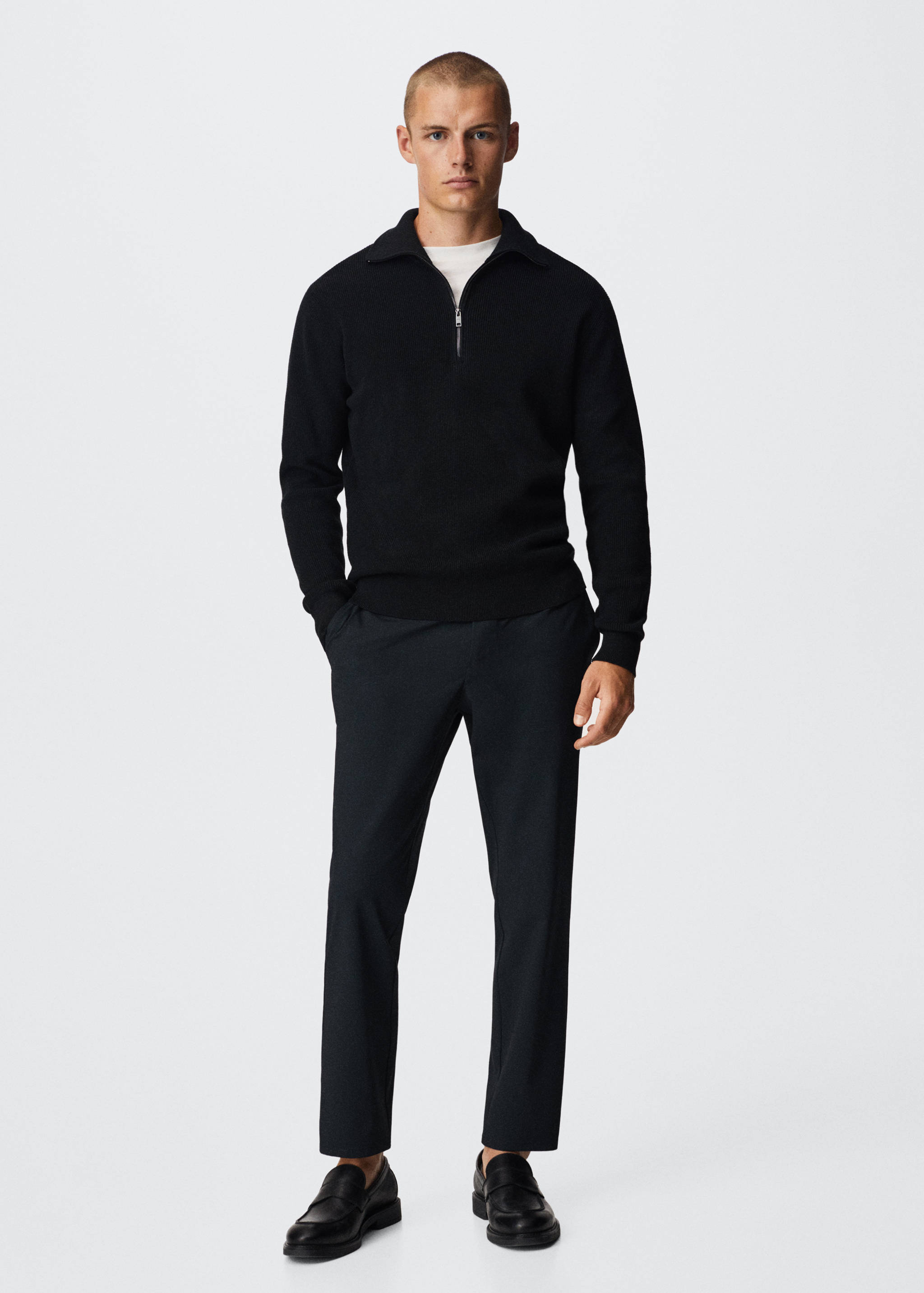 Pantalon tapered-fit stretch - Plan général