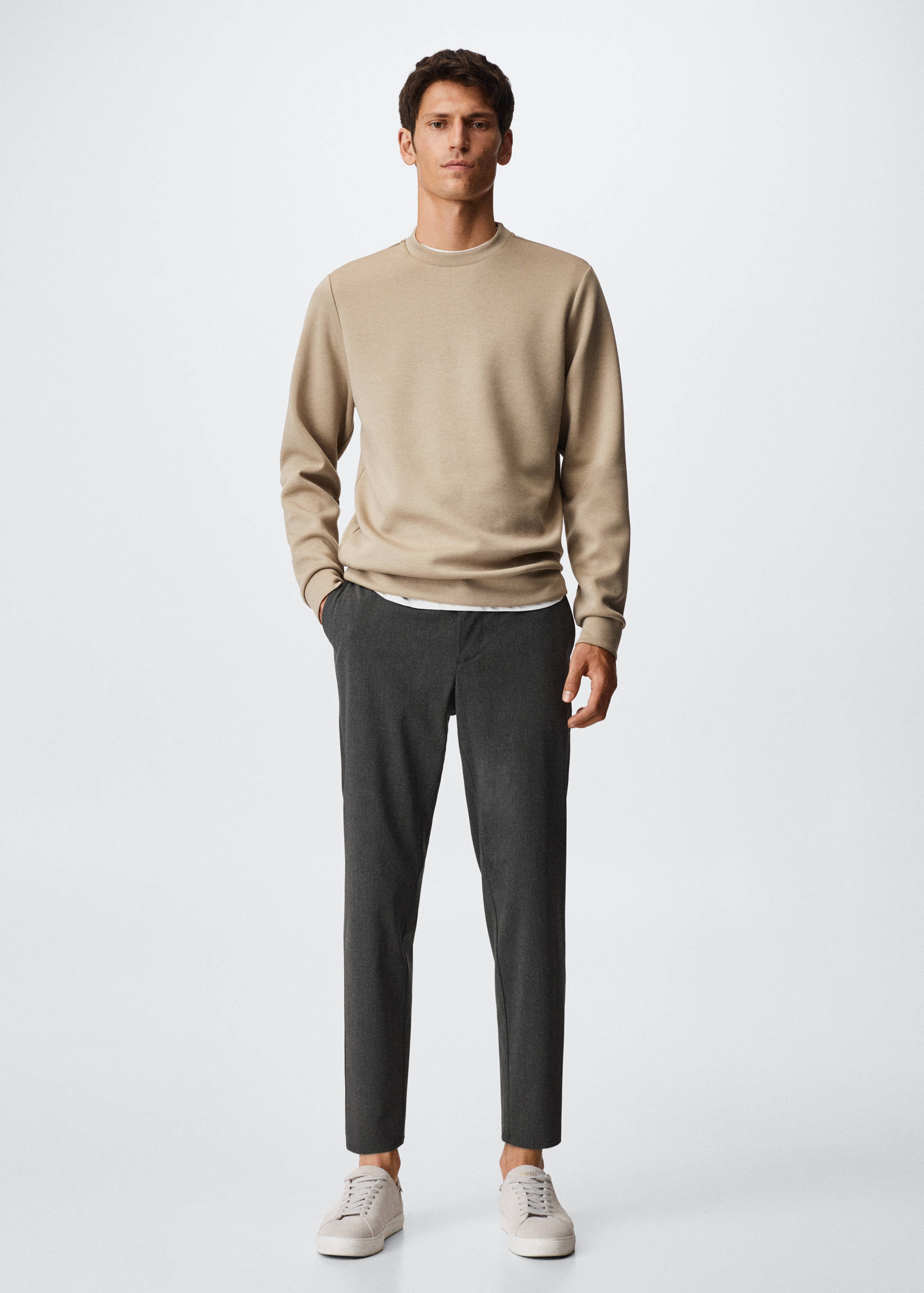 Pantalon tapered-fit stretch - Plan général