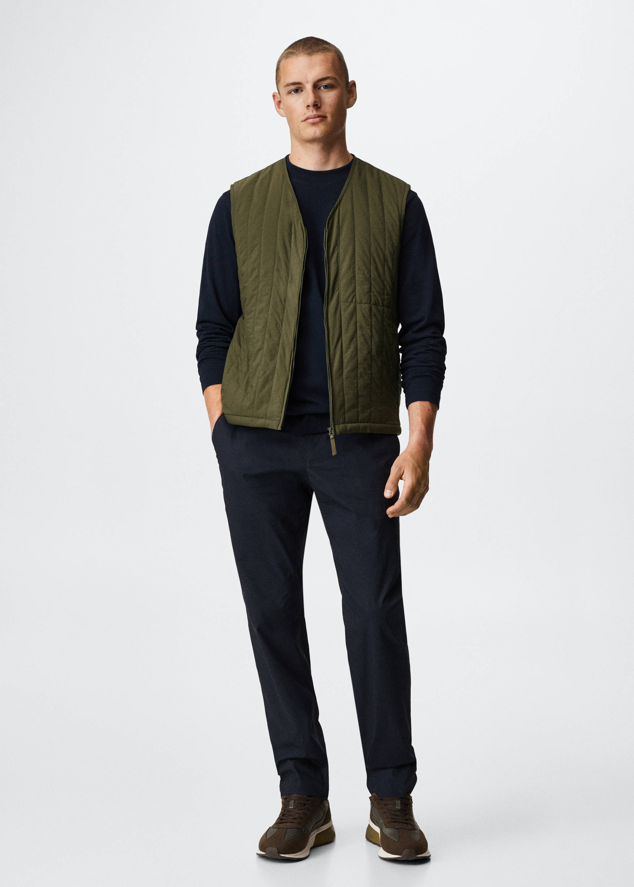 Thermoregulating waterproof gilet - General plane