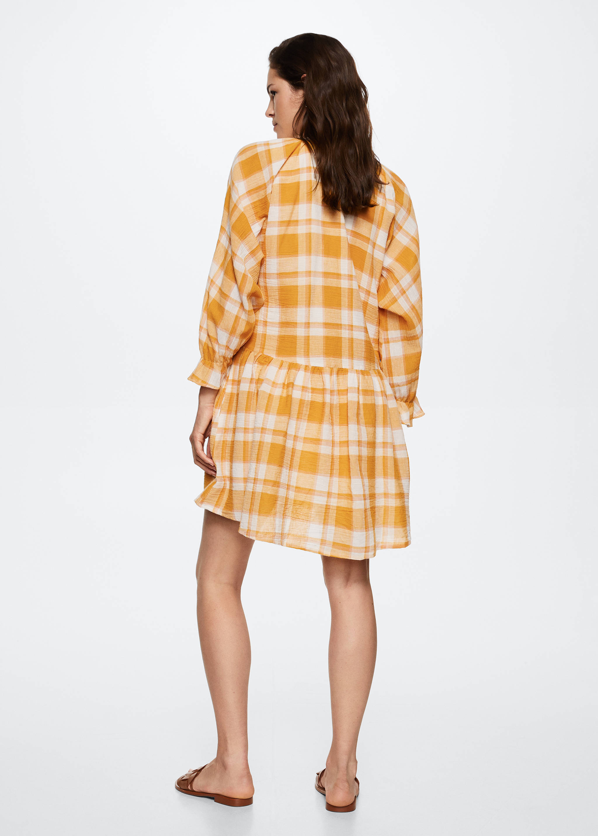 Robe coton à carreaux - Verso de l’article