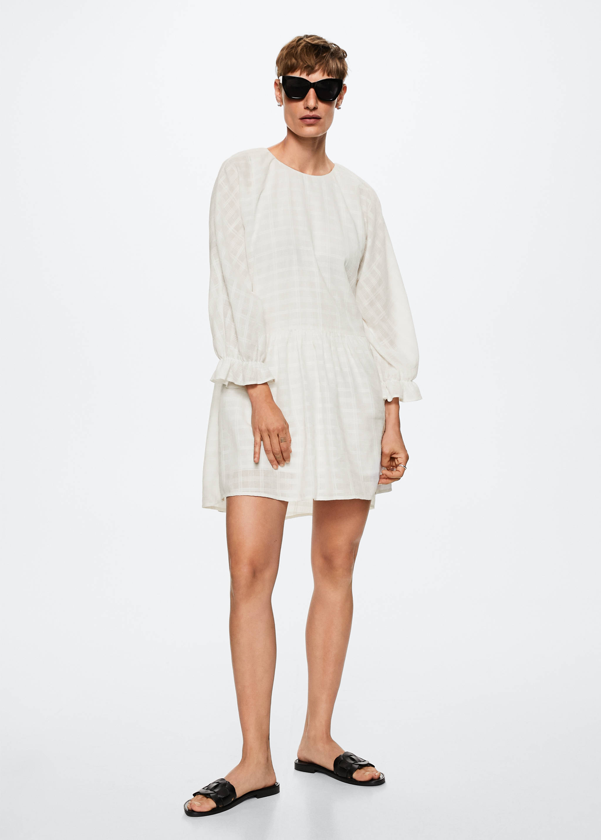 Robe coton volants - Plan général