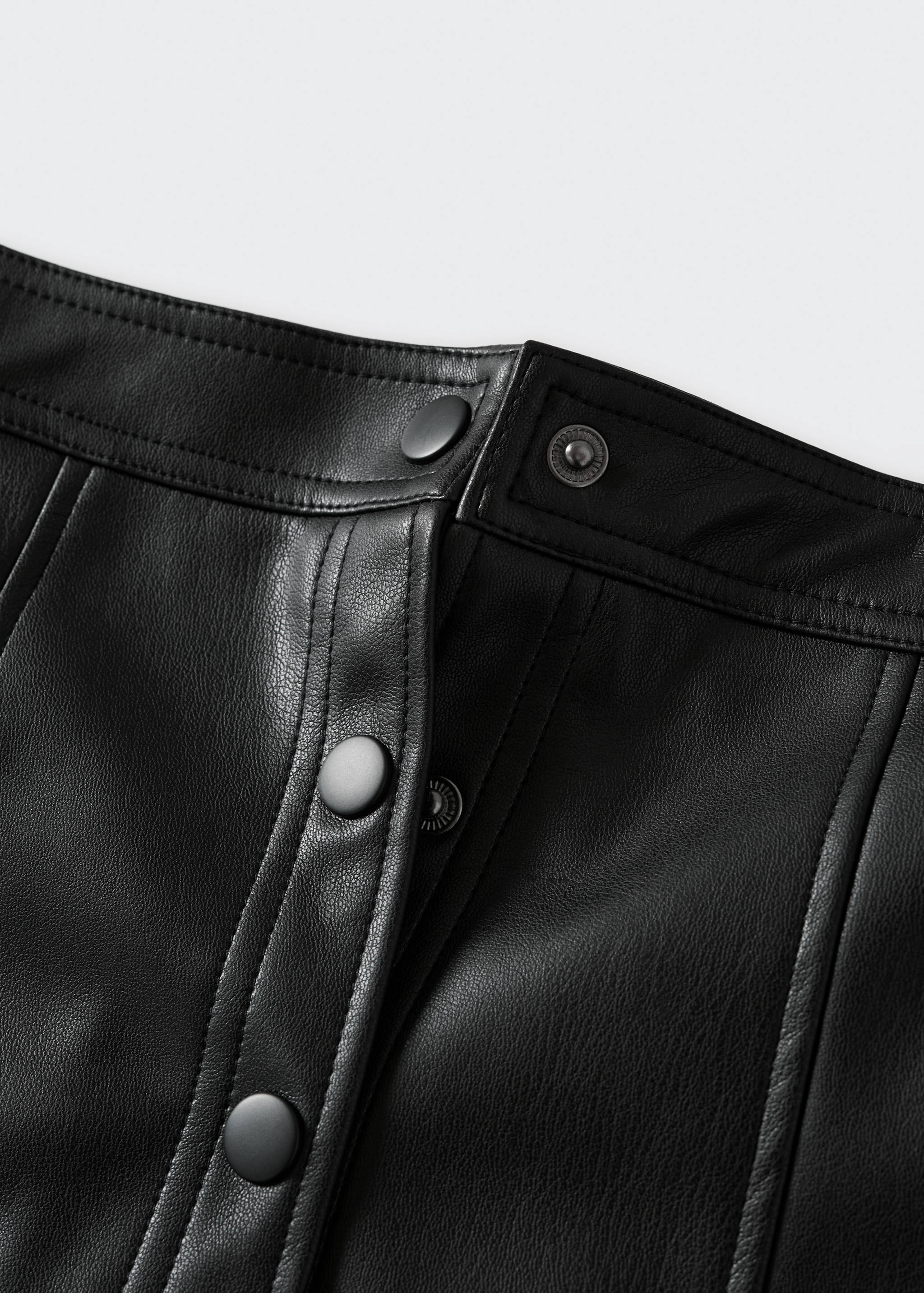Leather-effect skirt - Details of the article 8