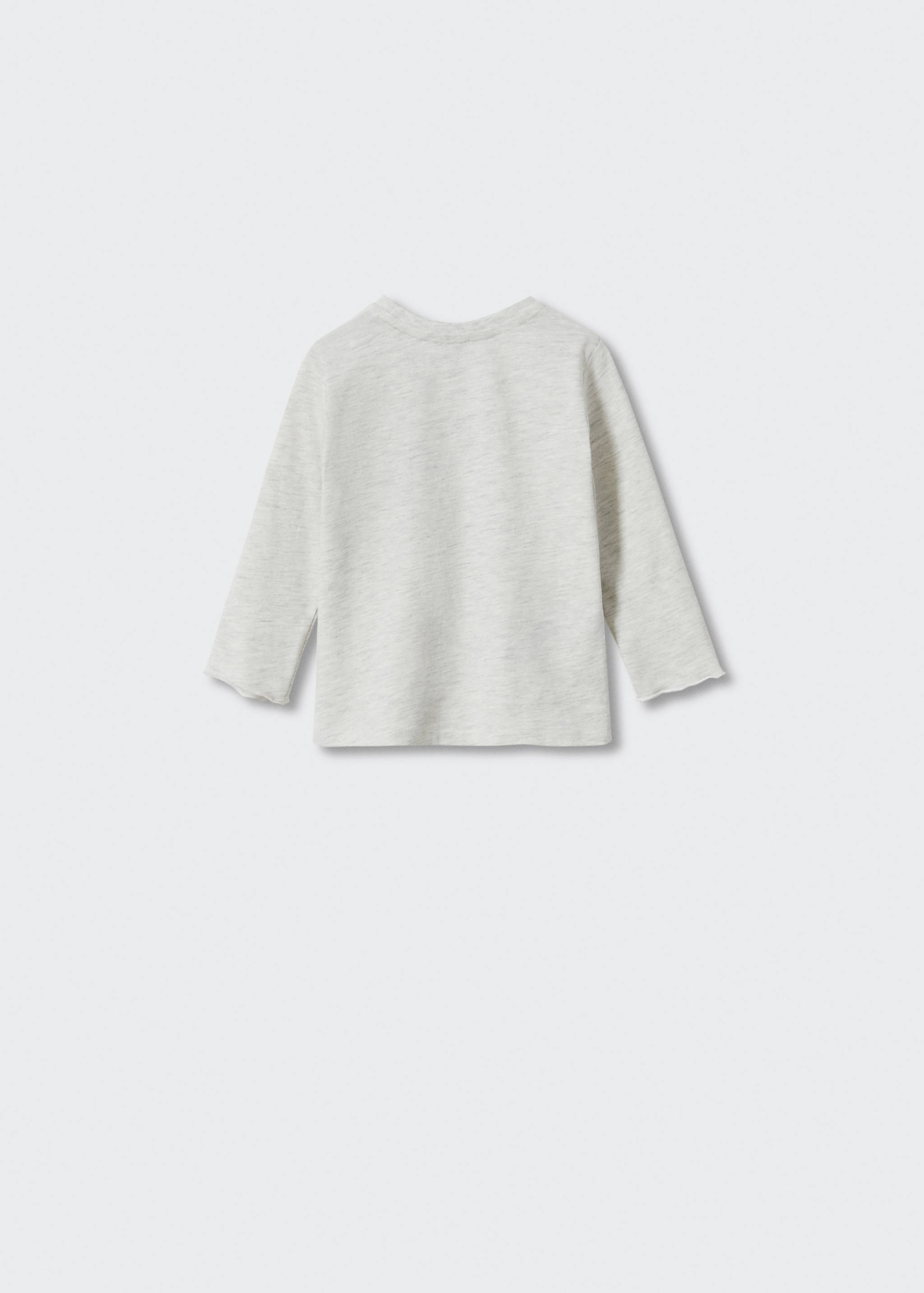 Camiseta manga larga estampada - Reverso del artículo