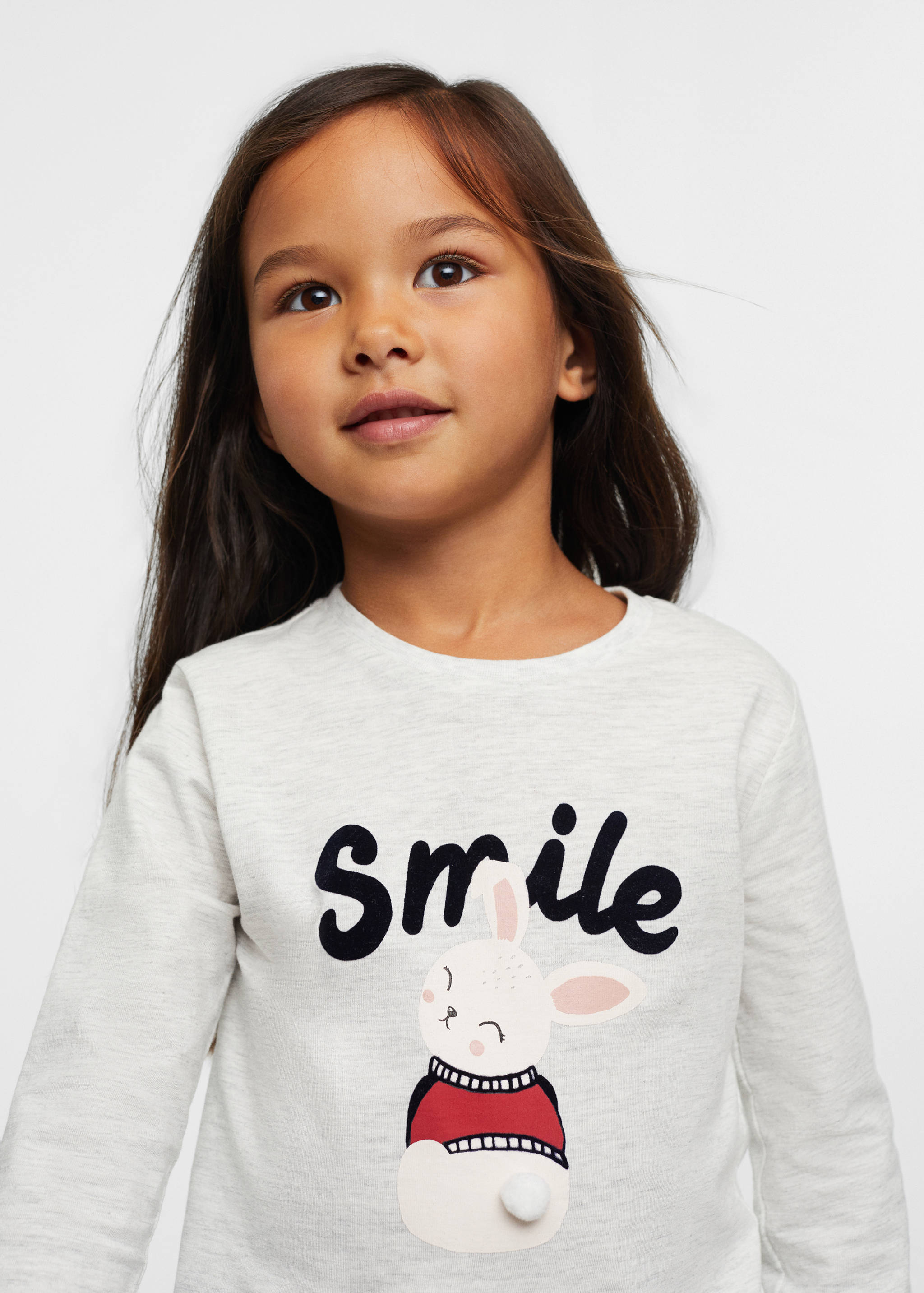 Camiseta manga larga estampada - Detalle del artículo 1