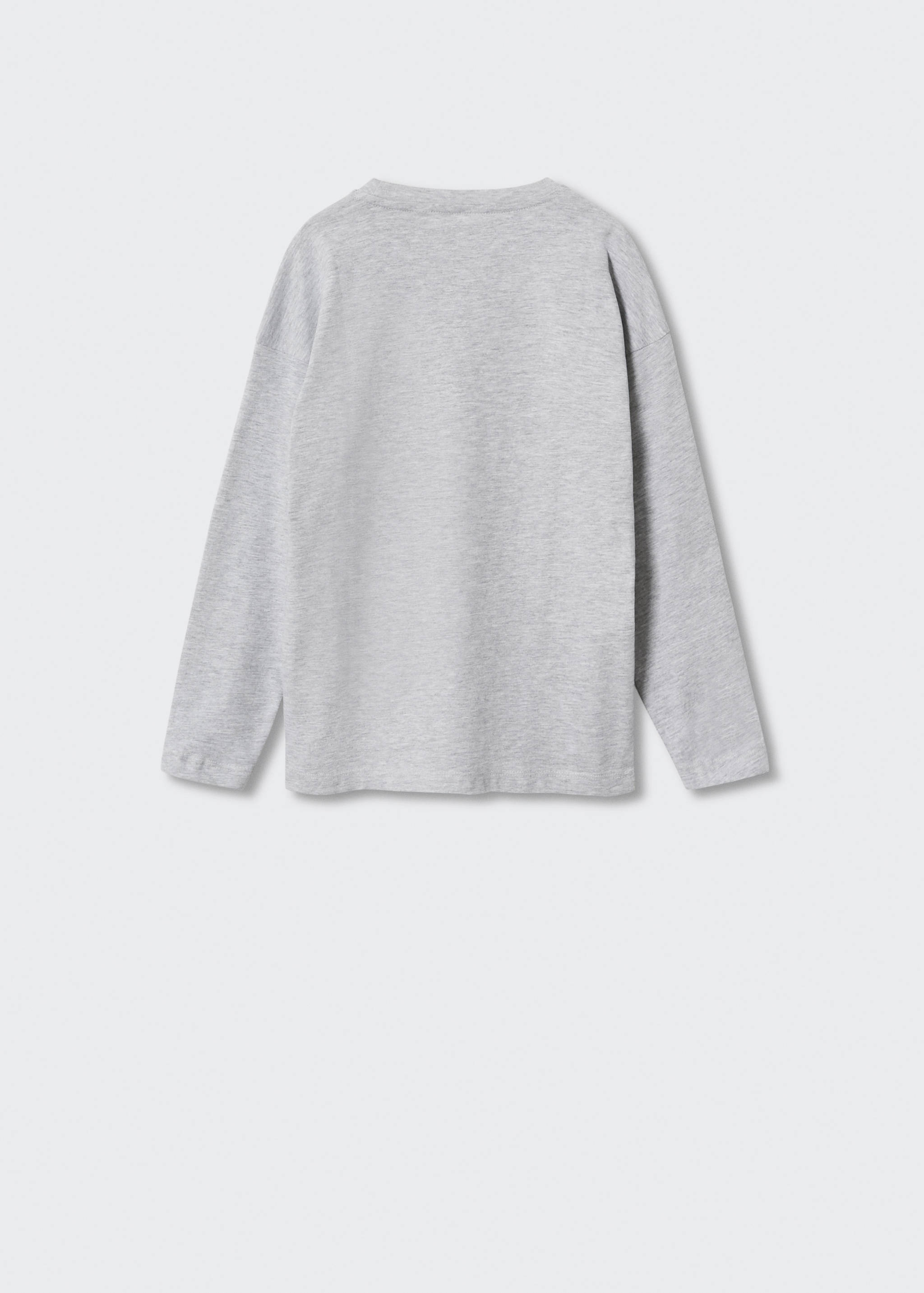 Printed cotton-blend T-shirt - Reverse of the article