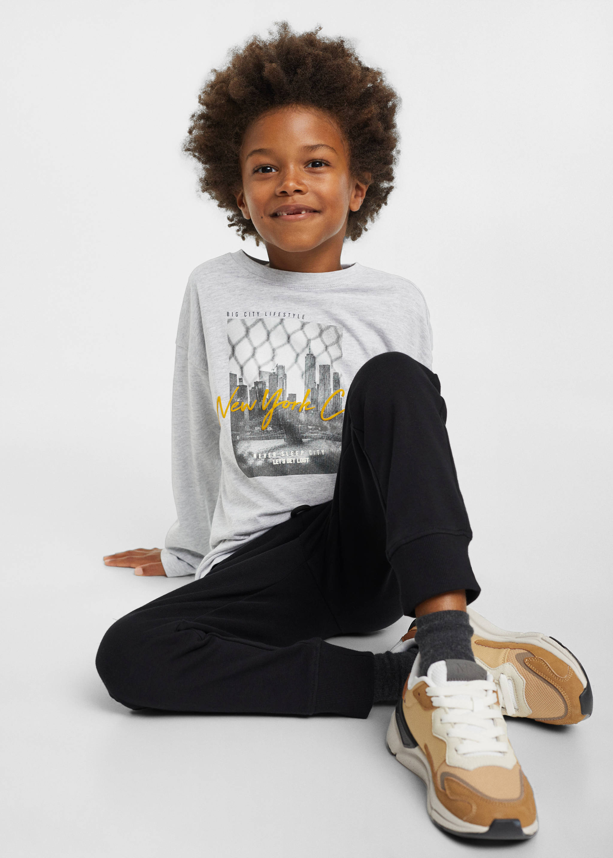 Printed cotton-blend T-shirt - Details of the article 2