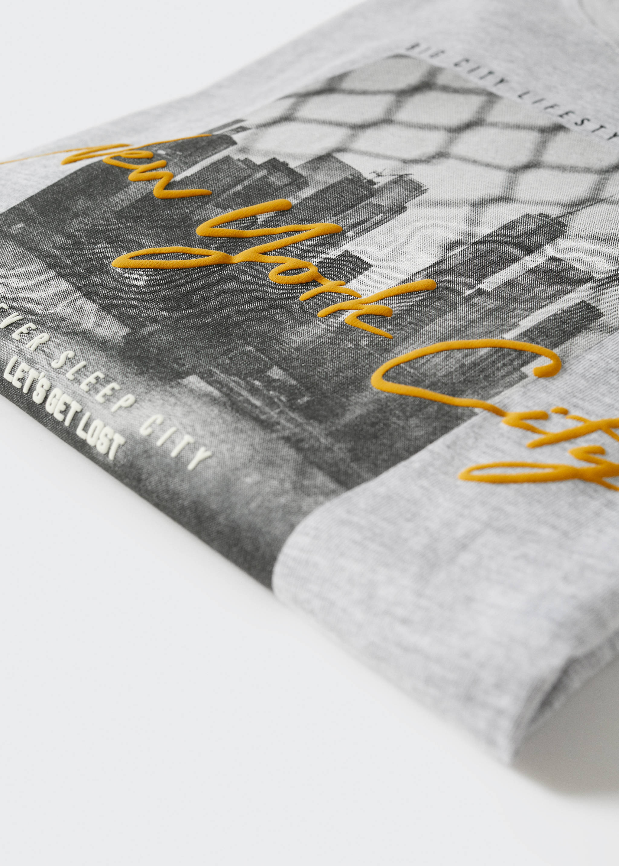 Printed cotton-blend T-shirt - Details of the article 8