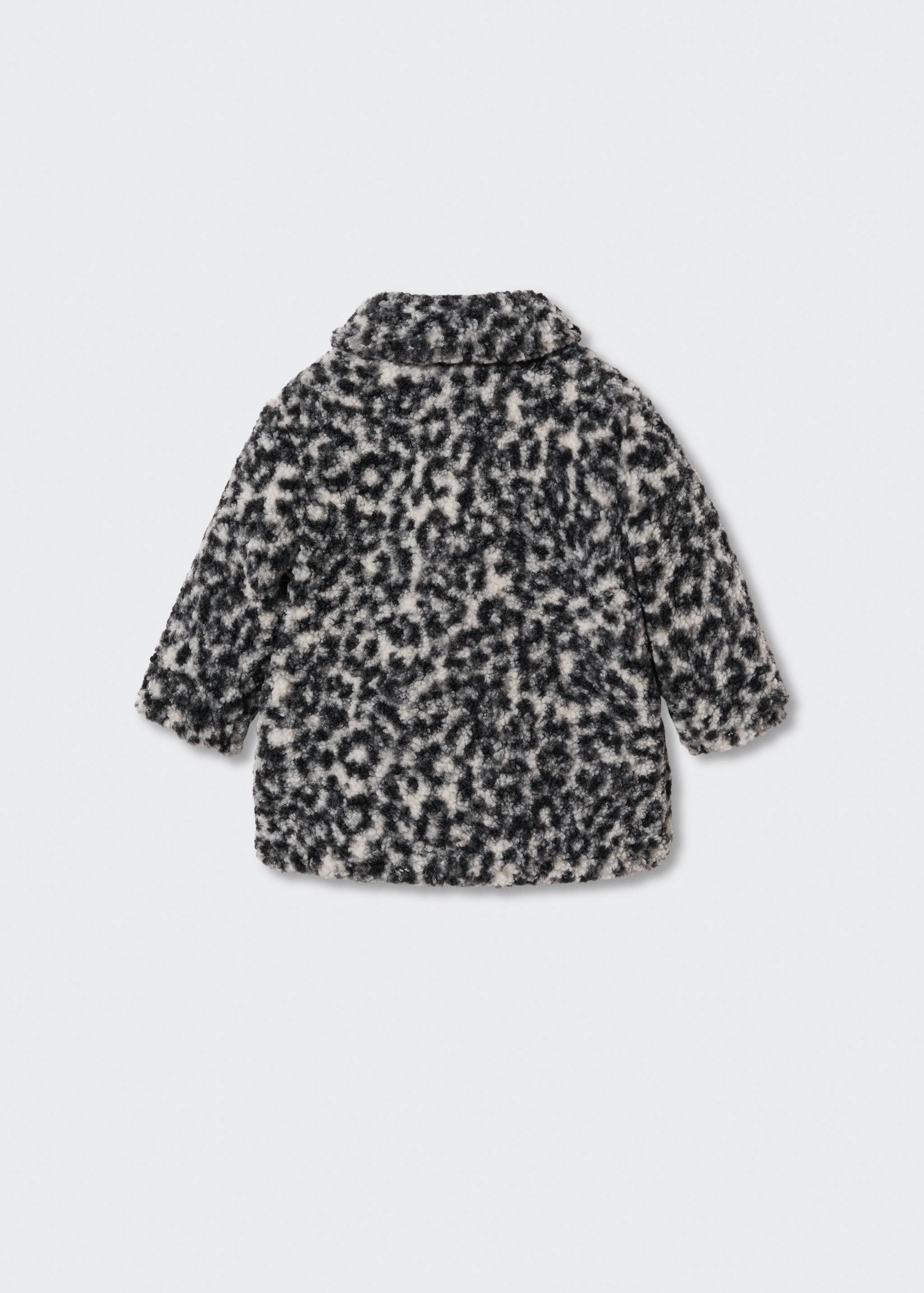 Manteau imprimé fausse fourrure frisée - Verso de l’article