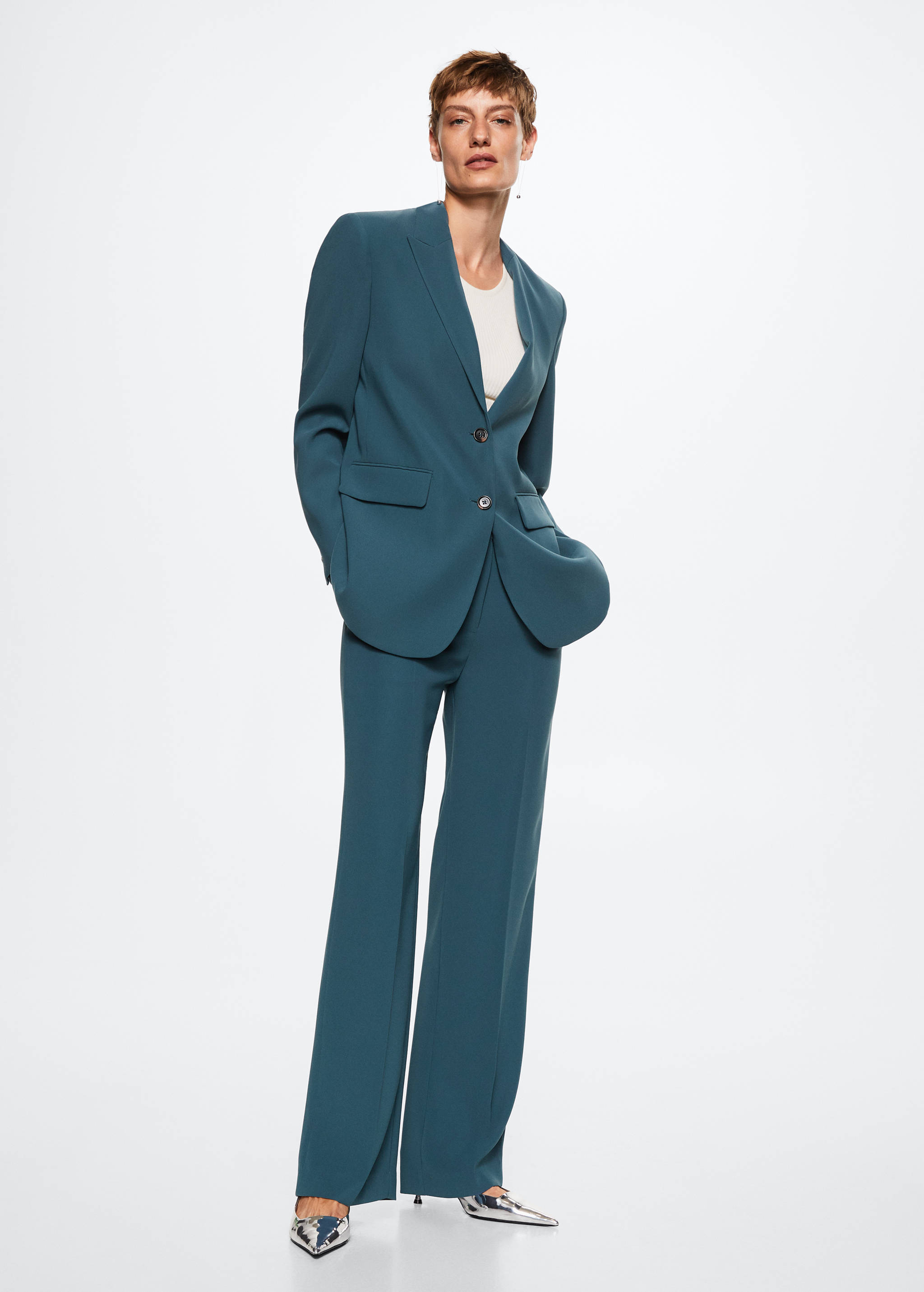 Americana traje botones - Plano general