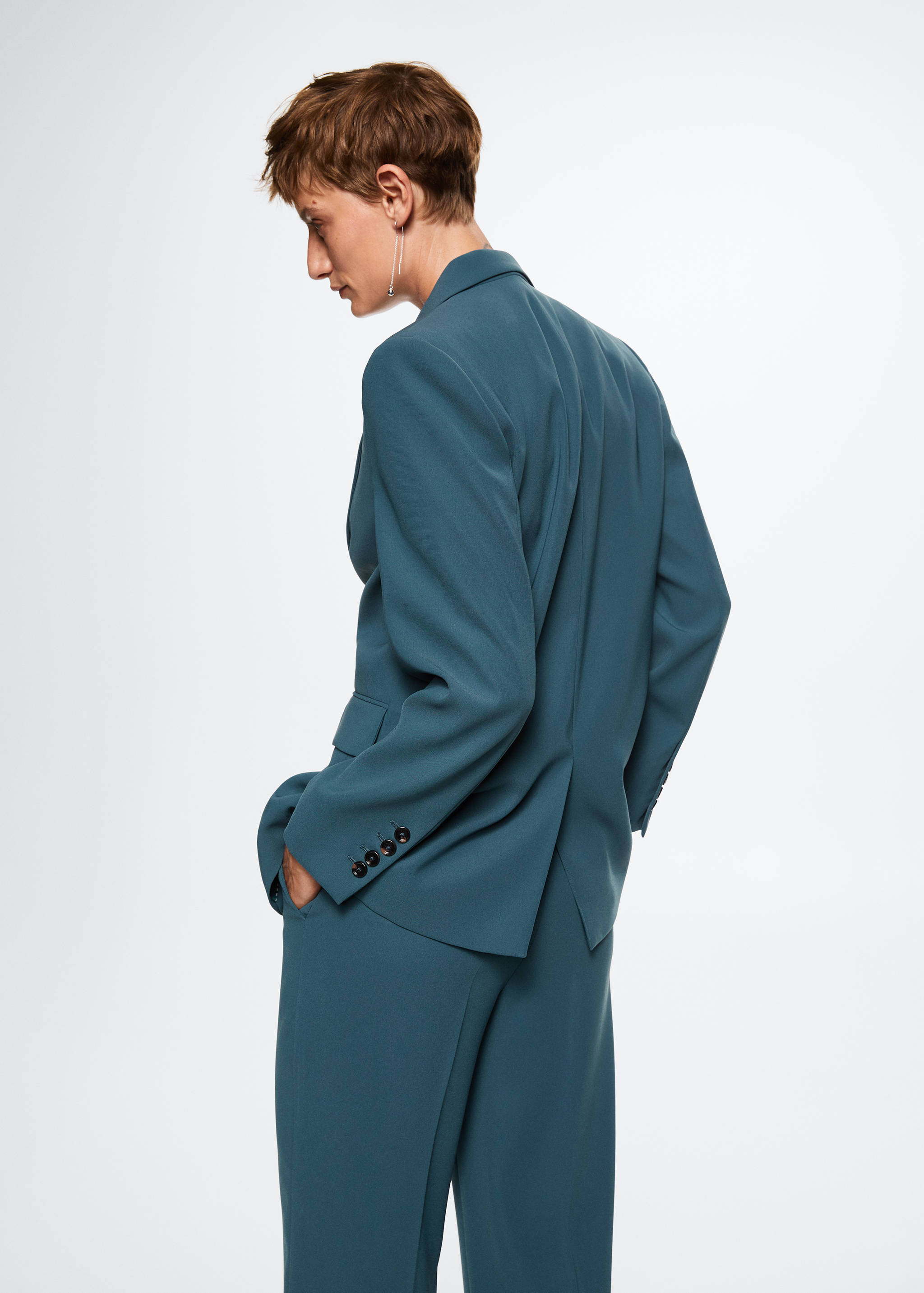 Americana traje botones - Reverso del artículo