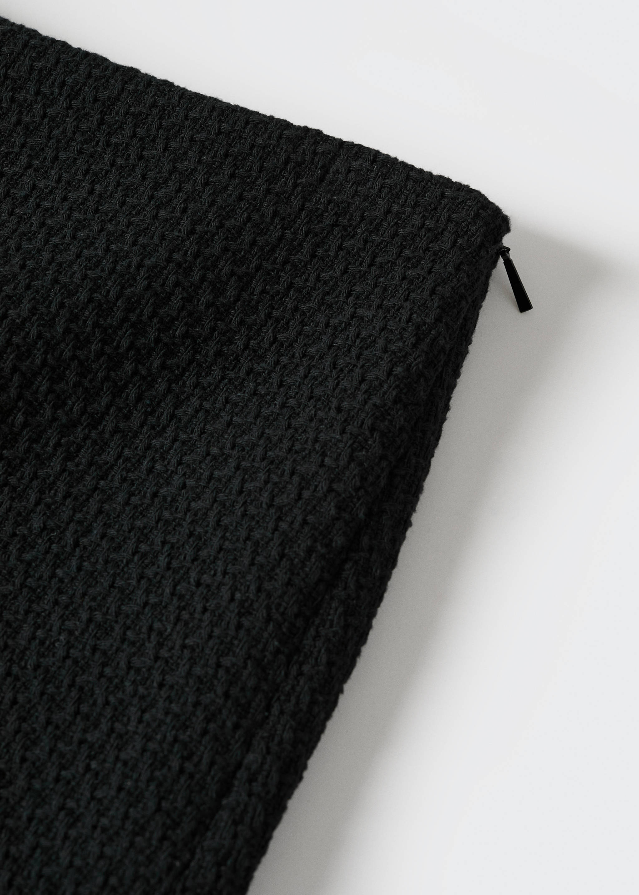 Cotton tweed  miniskirt - Details of the article 8