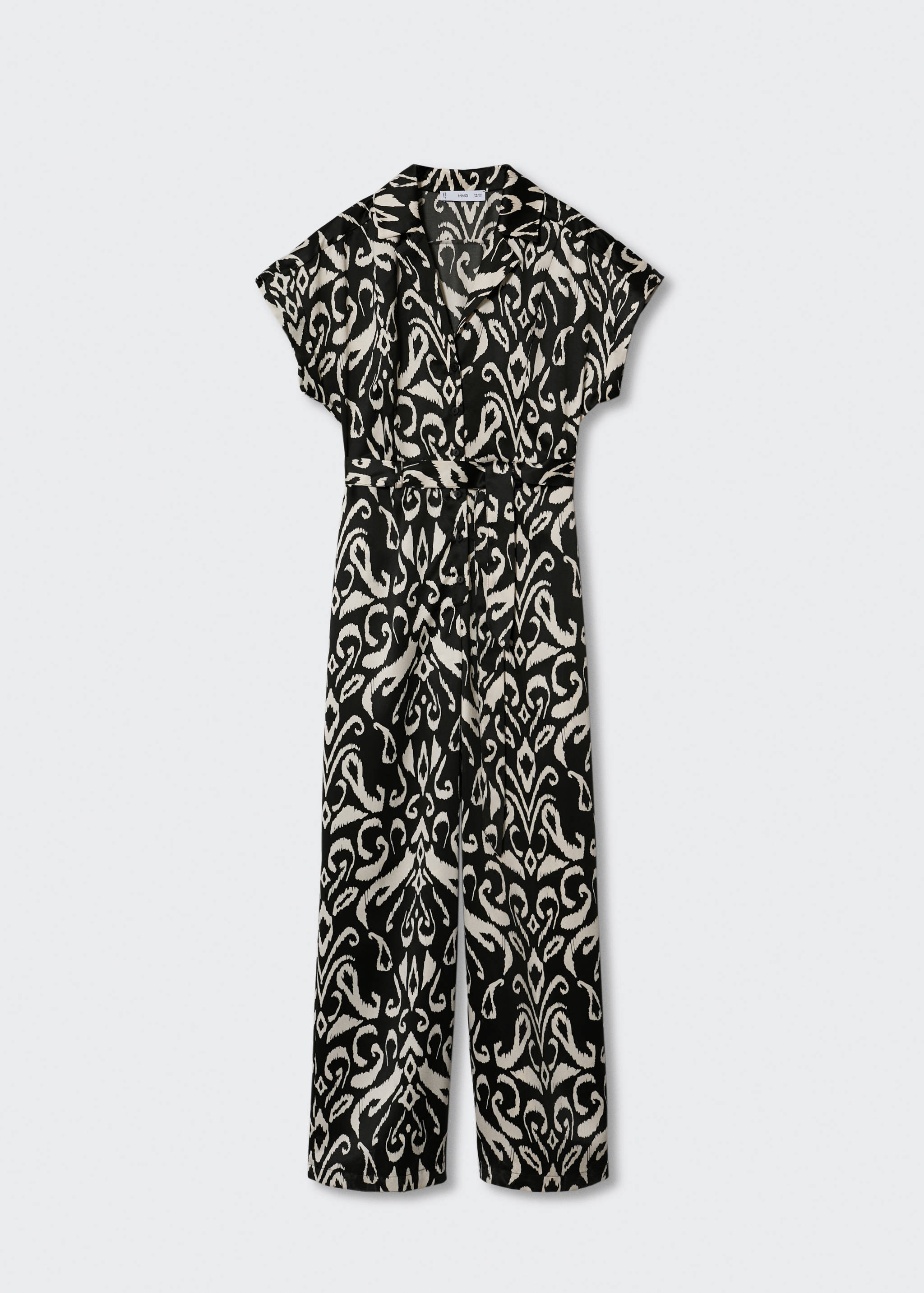 Belt printed jumpsuit - Article without model