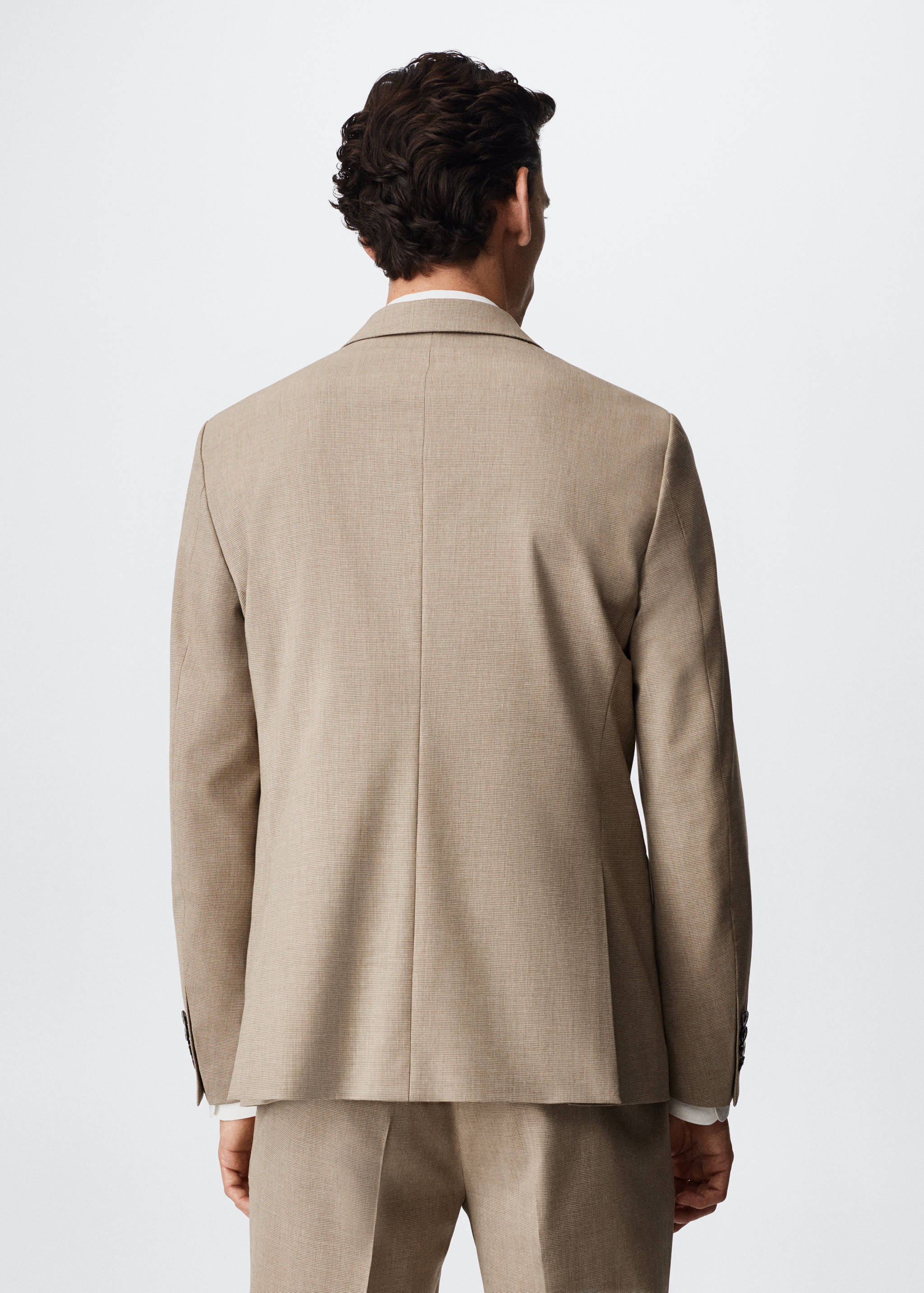 Woll-Anzugjacke - Rückseite des Artikels