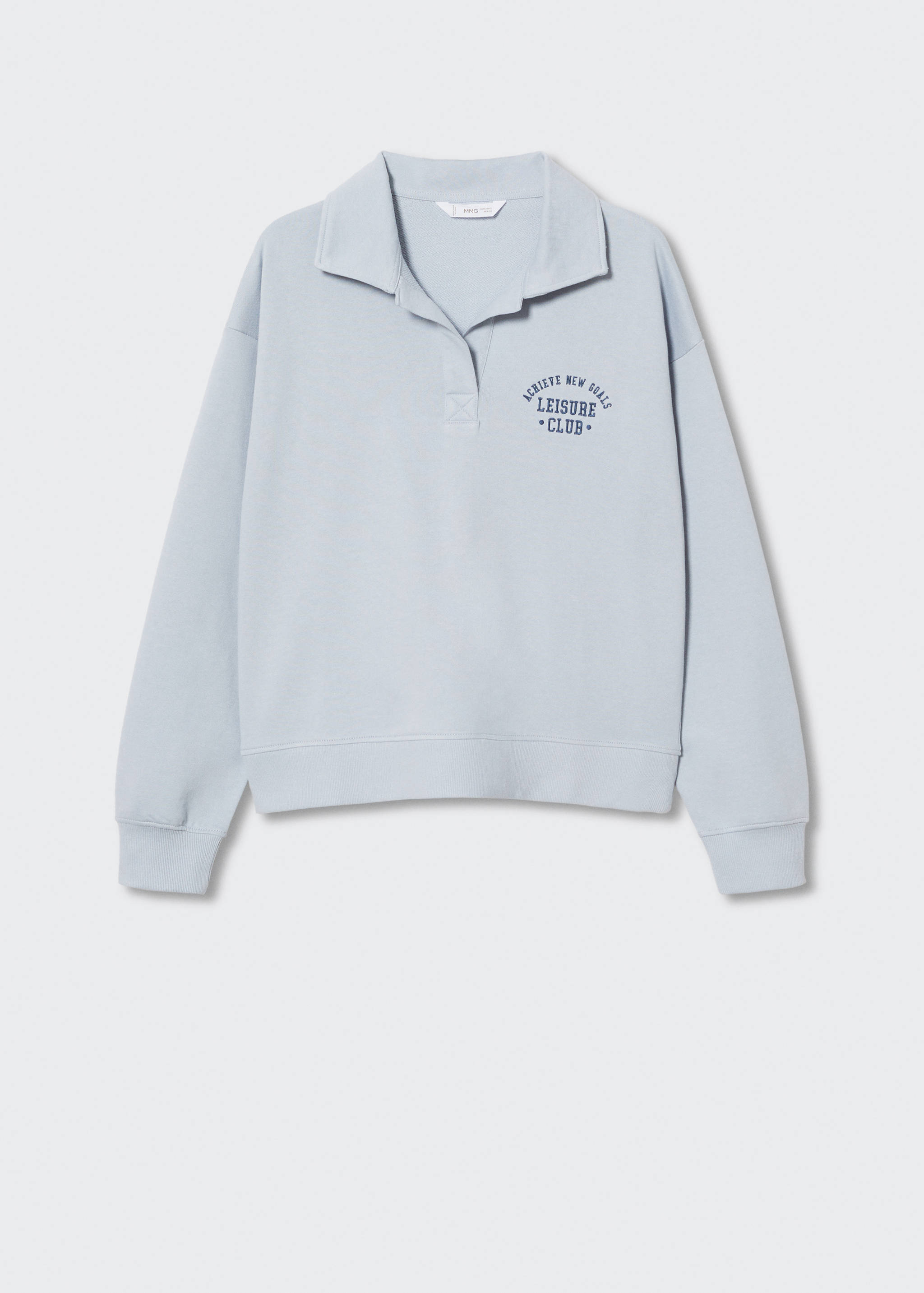 Sudadera polo mensaje - Artículo sin modelo