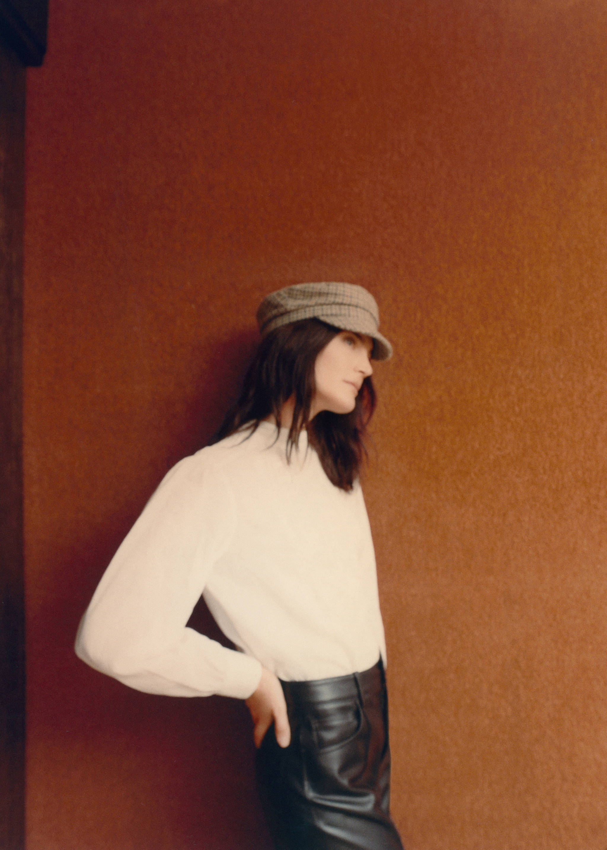 Houndstooth beret - General plane