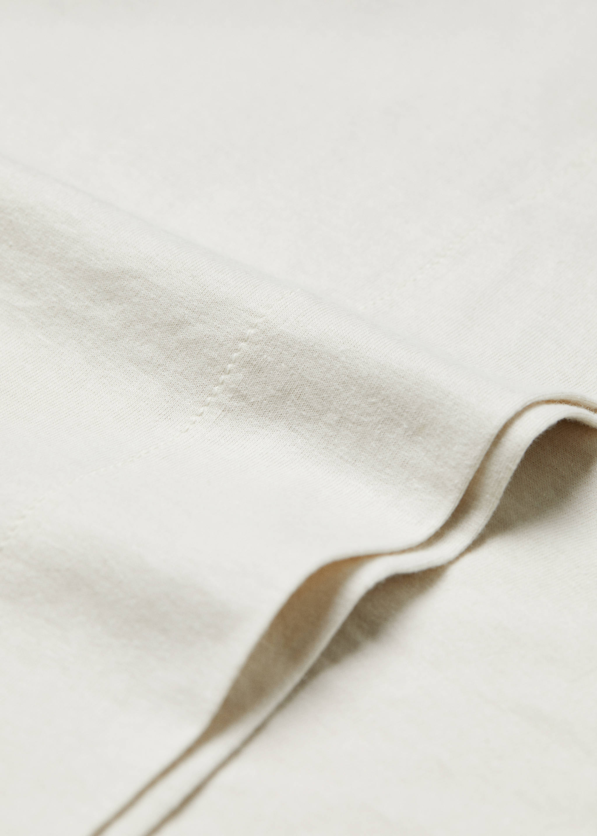 Cotton knit cushion case 60x60cm - Details of the article 2