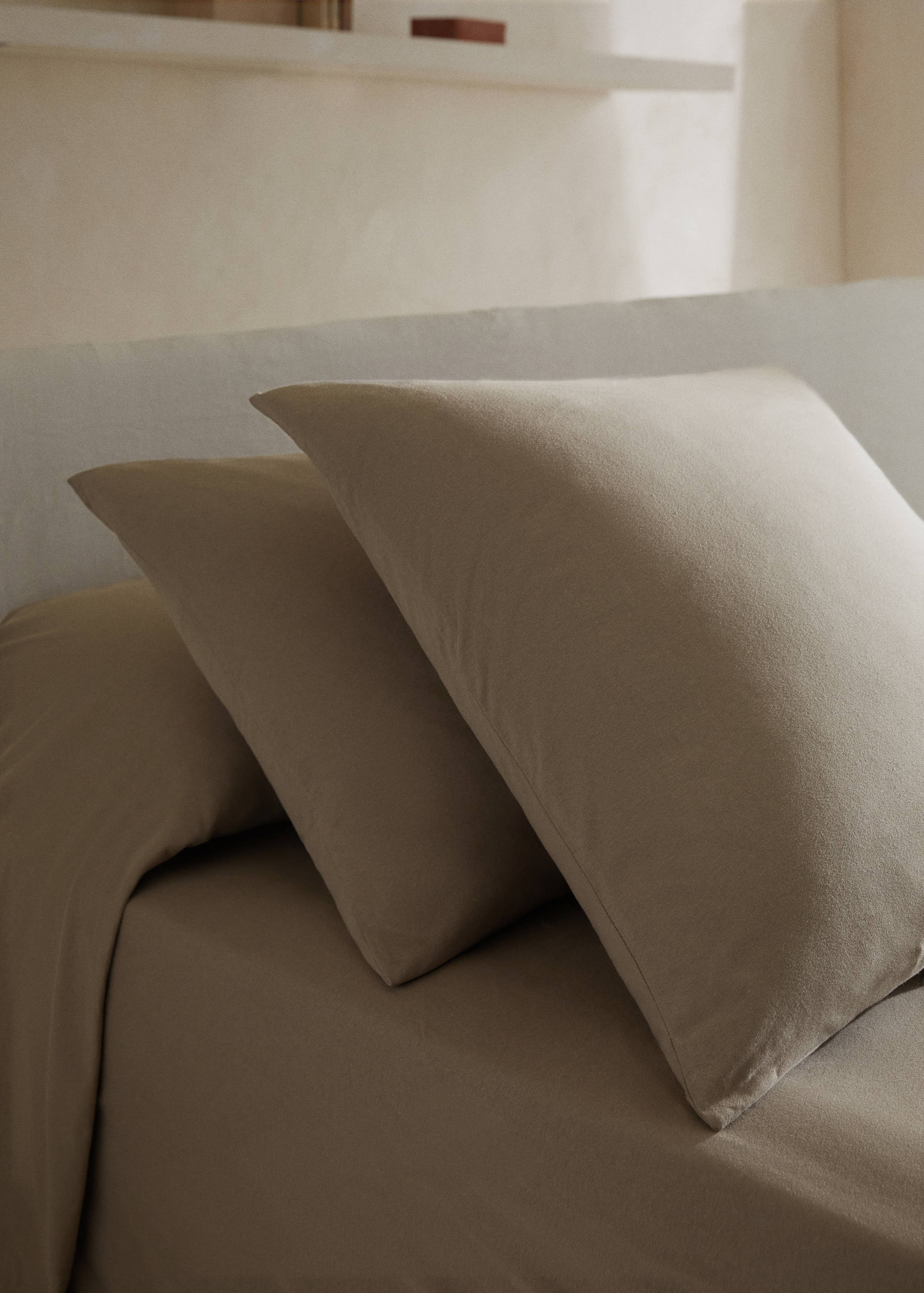 Cotton knit cushion case 60x60cm - General plane