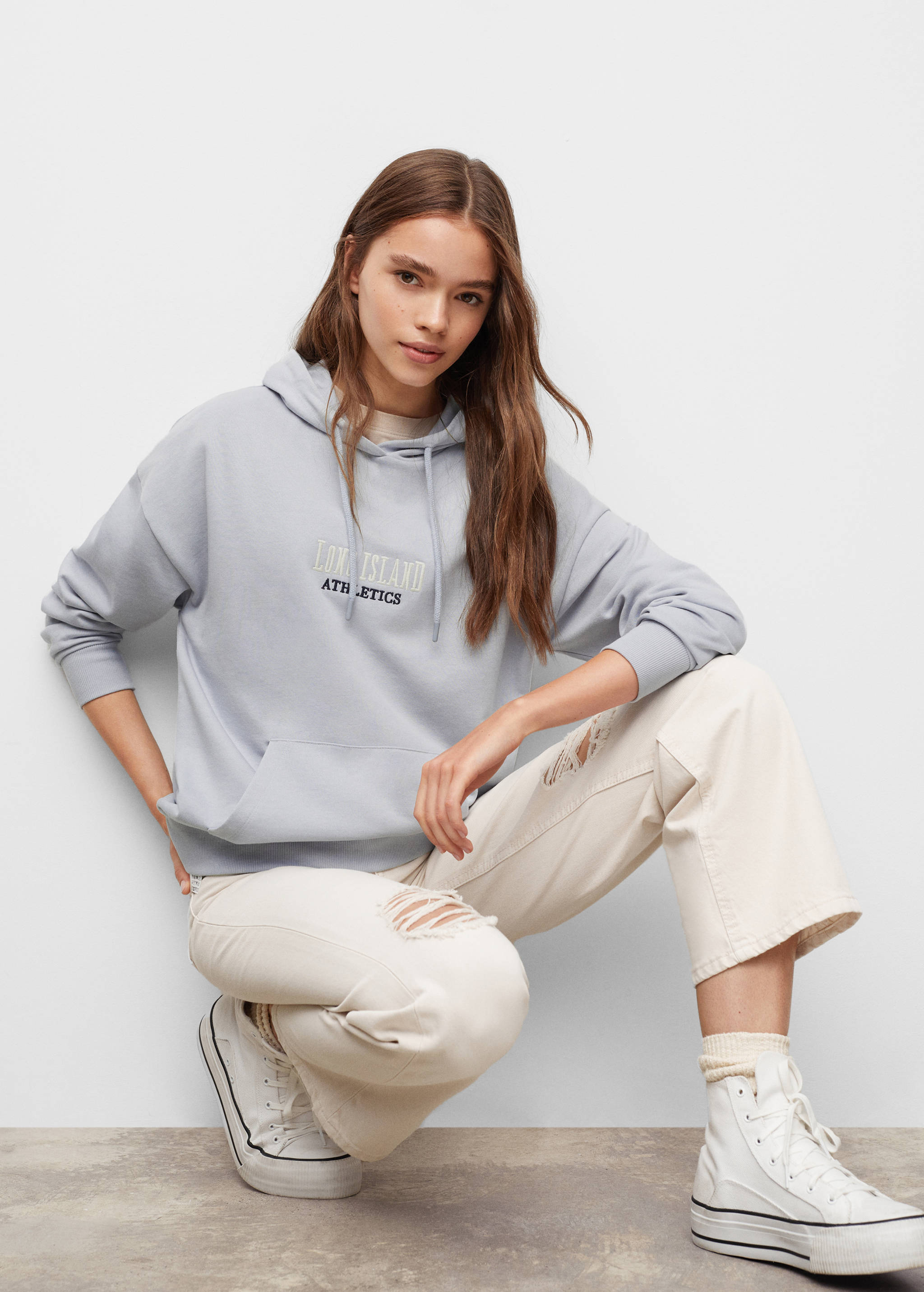 Dessuadora cotó caputxa - Detall de l'article 2