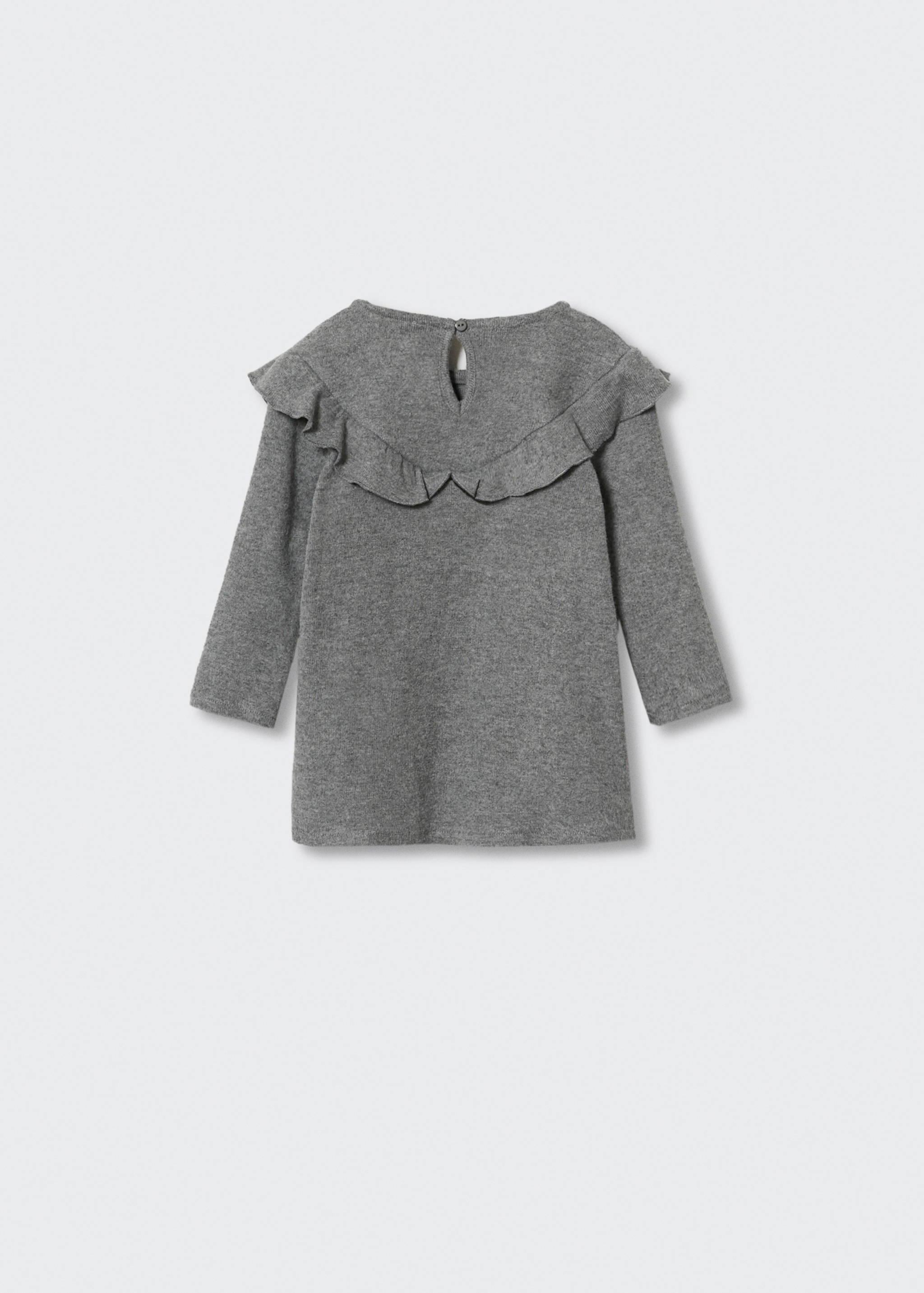 Strickkleid mit Rüschen - Rückseite des Artikels