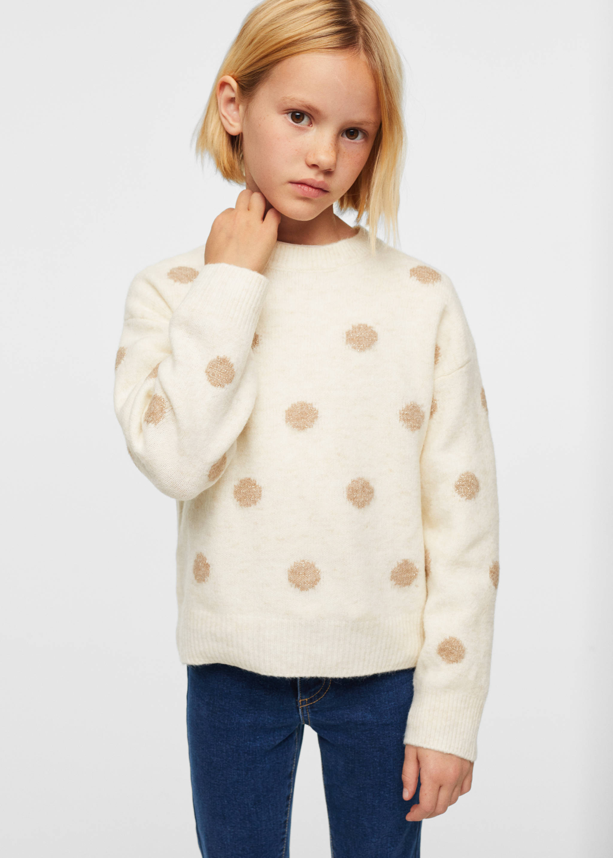 Strickpullover mit Polka Dots - Detail des Artikels 1