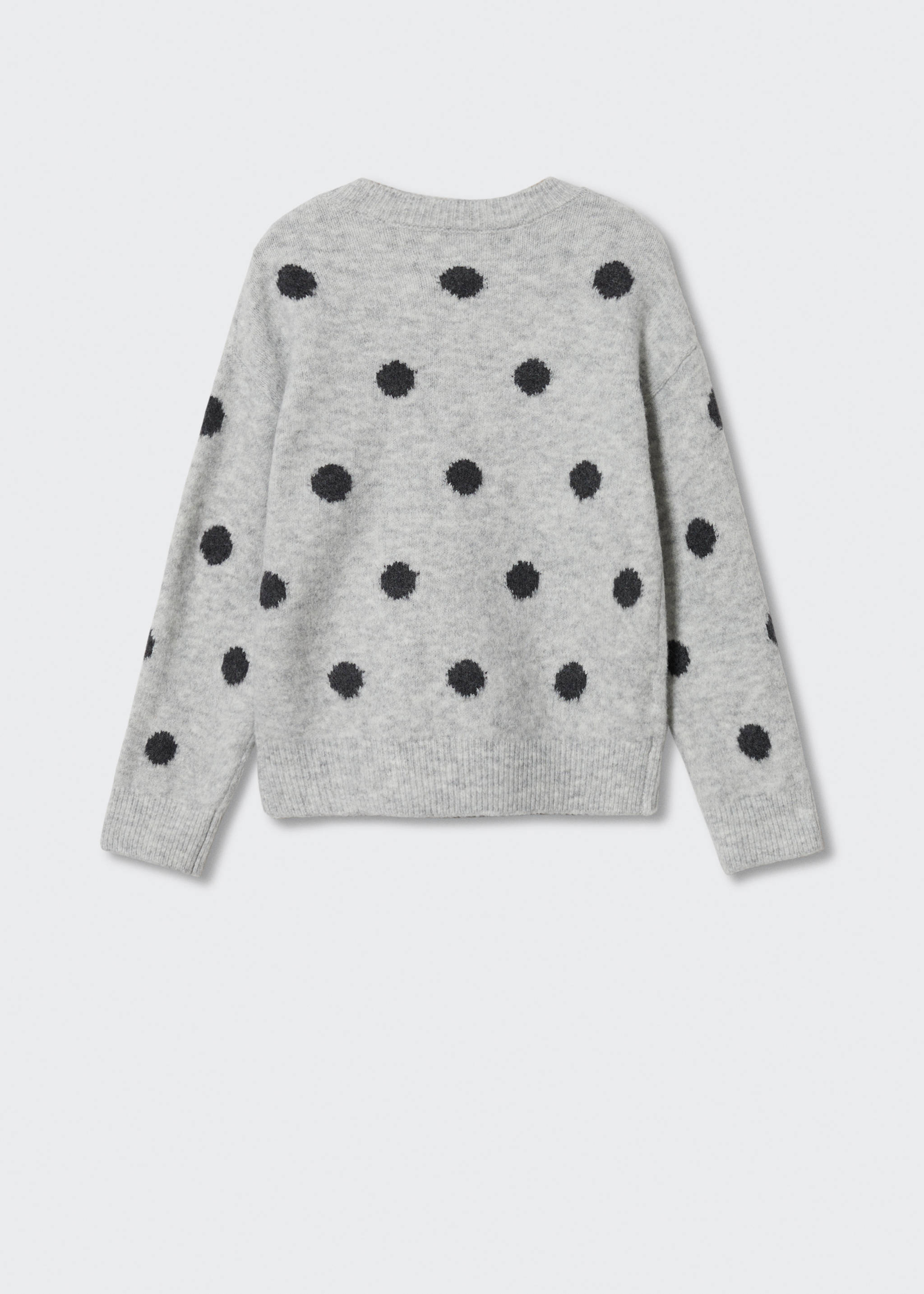 Strickpullover mit Polka Dots - Rückseite des Artikels