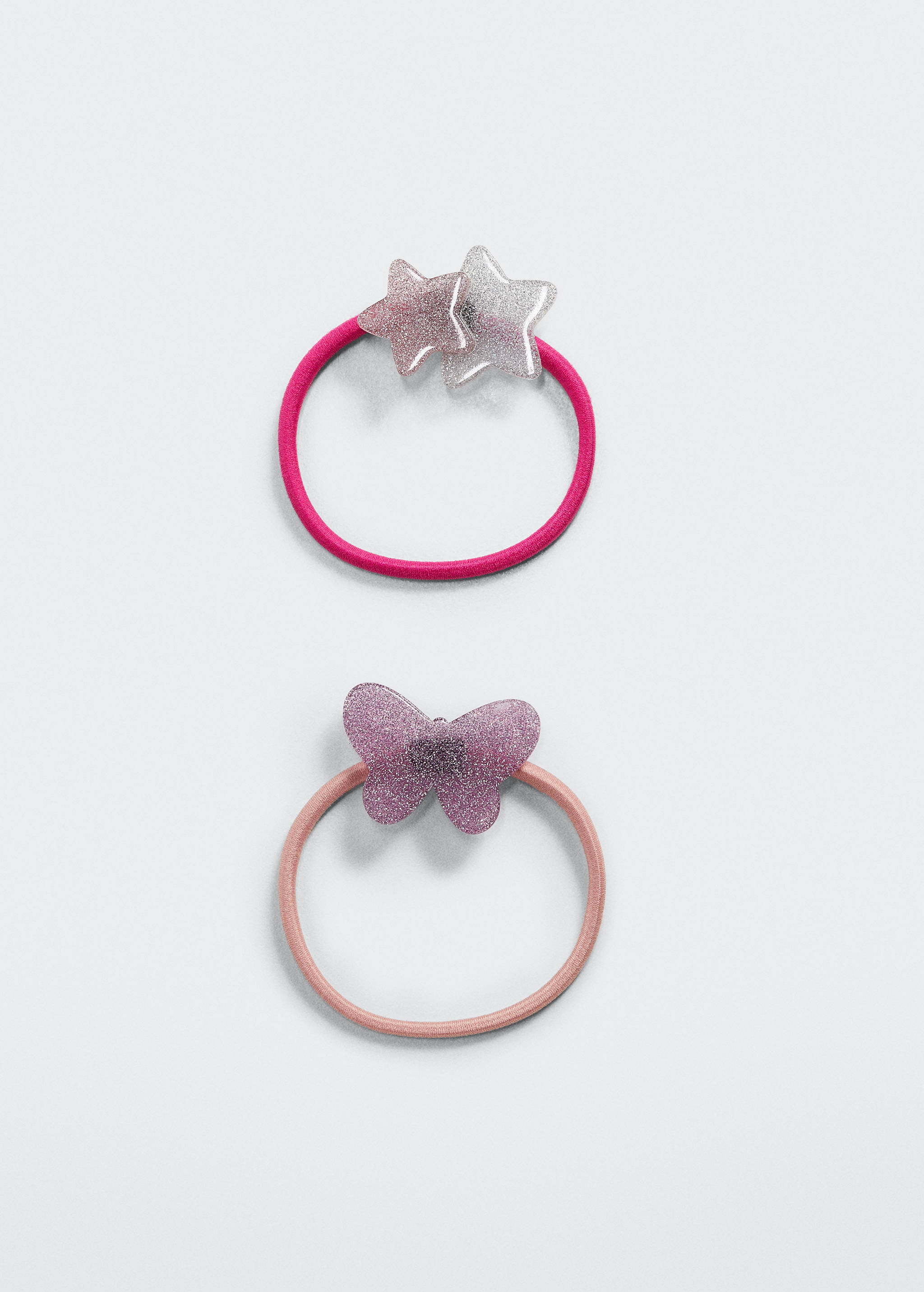 Sada 2 gumiček do vlasů s hvězdami - Zboží bez modelu