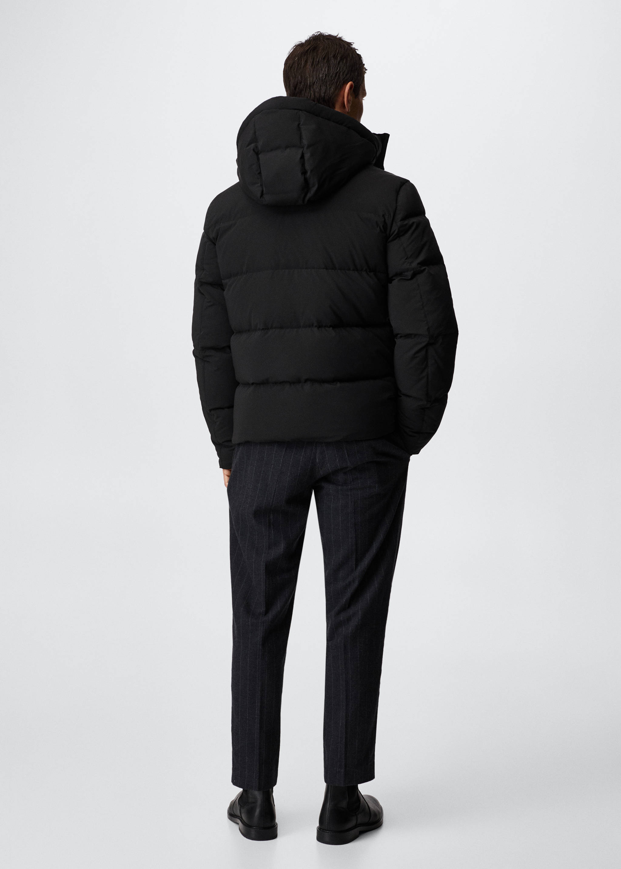 Thermoregulating down feather jacket - Reverse of the article