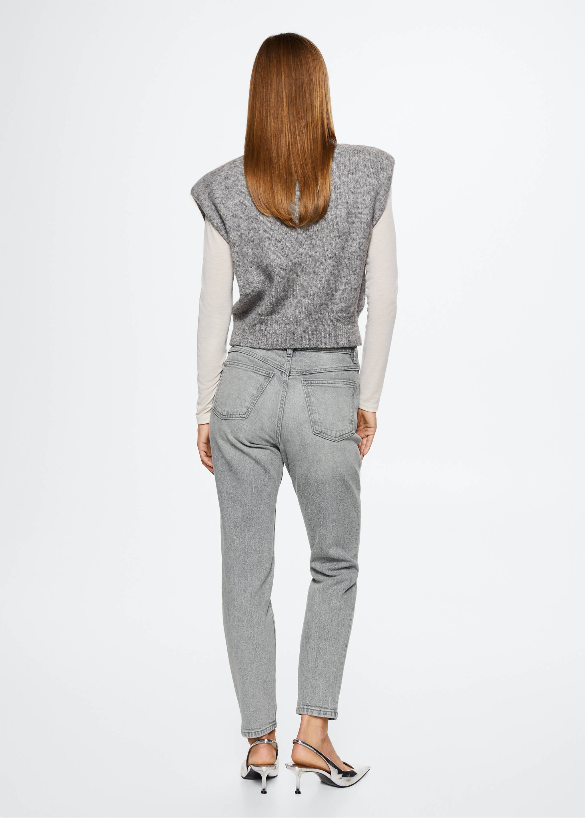 Mom comfort high-rise jeans - Reverse of the article