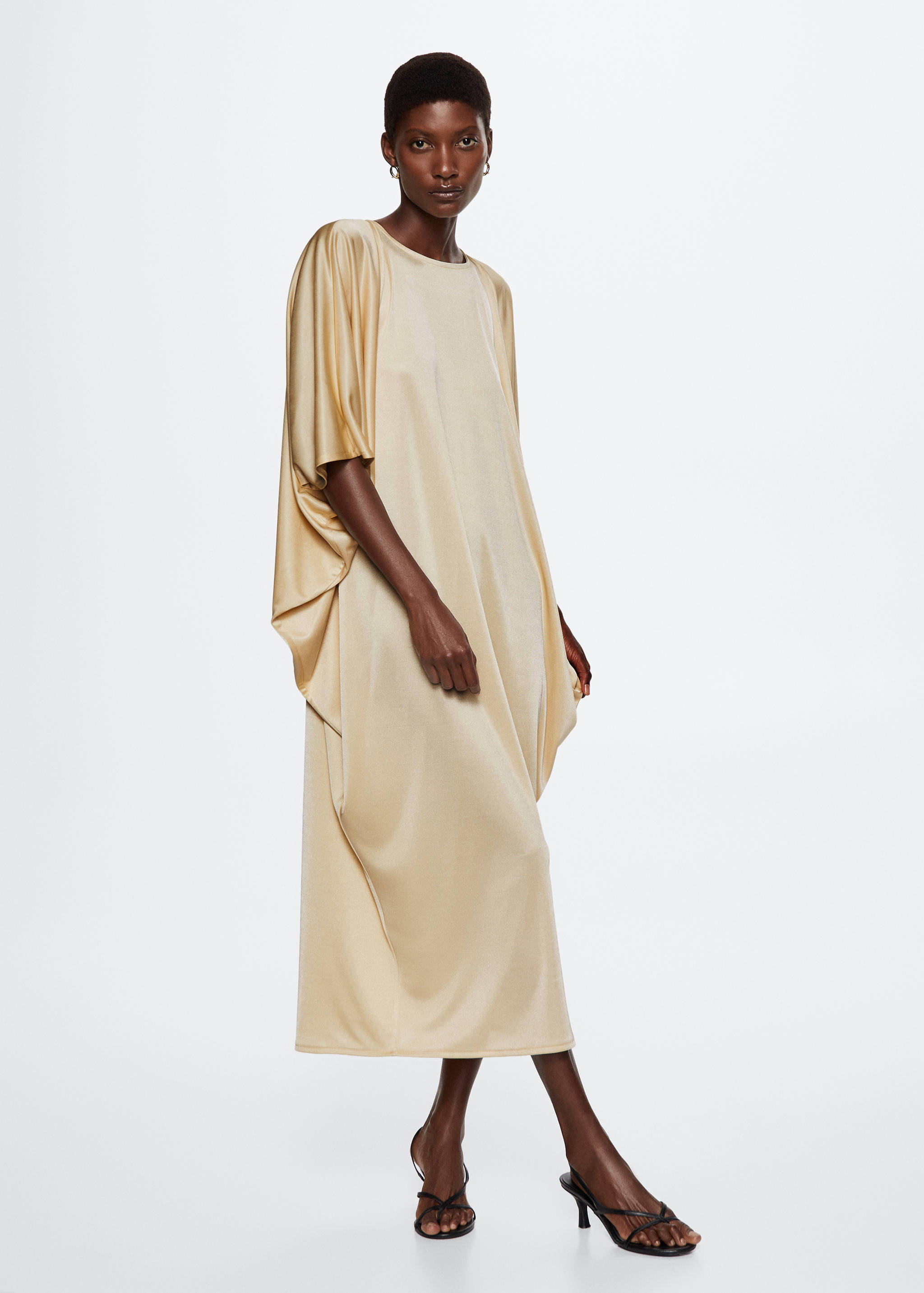 Fließendes Satinkleid - Detail des Artikels 2