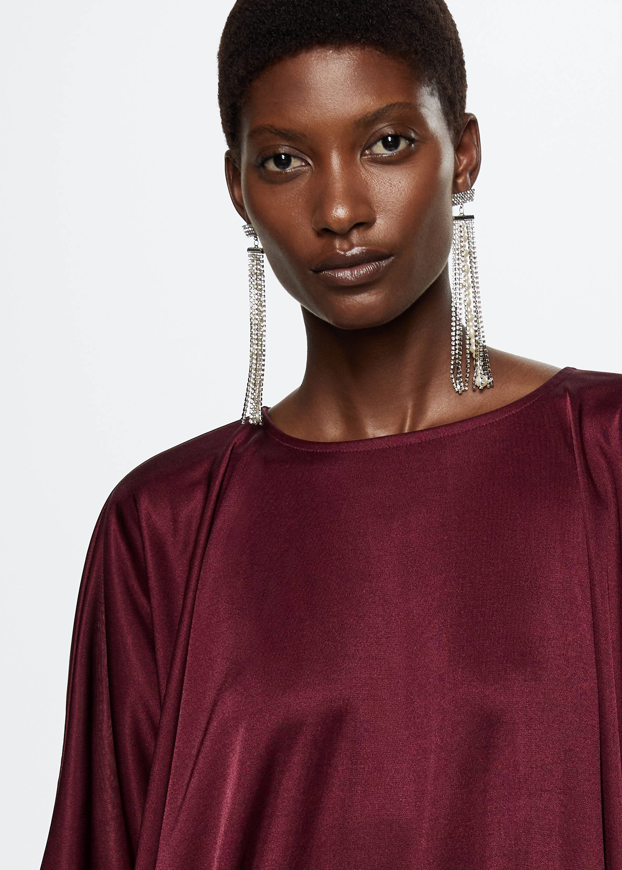 Fließendes Satinkleid - Detail des Artikels 1